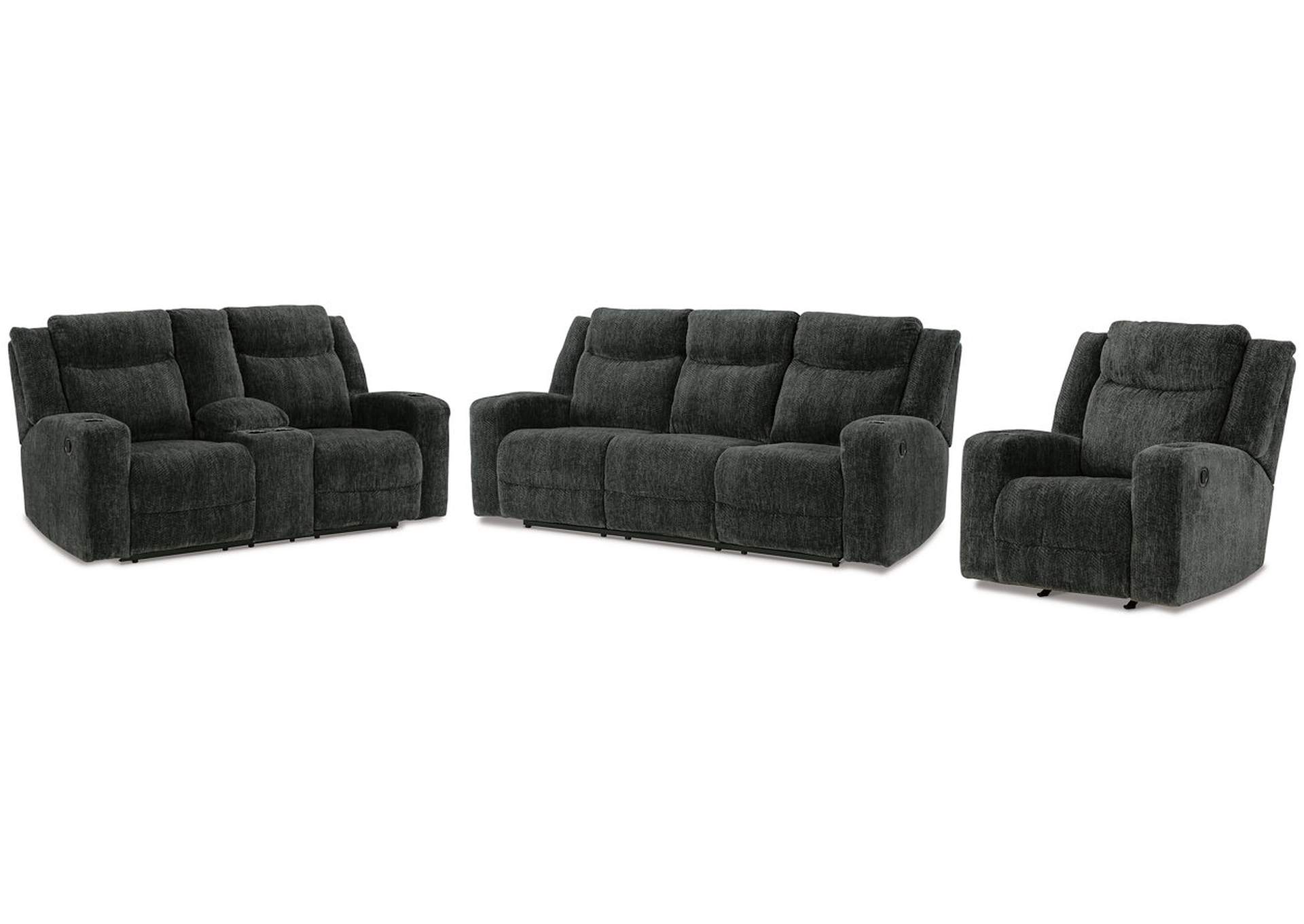 Martinglenn Reclining Sofa, Loveseat and Recliner,Signature Design By Ashley