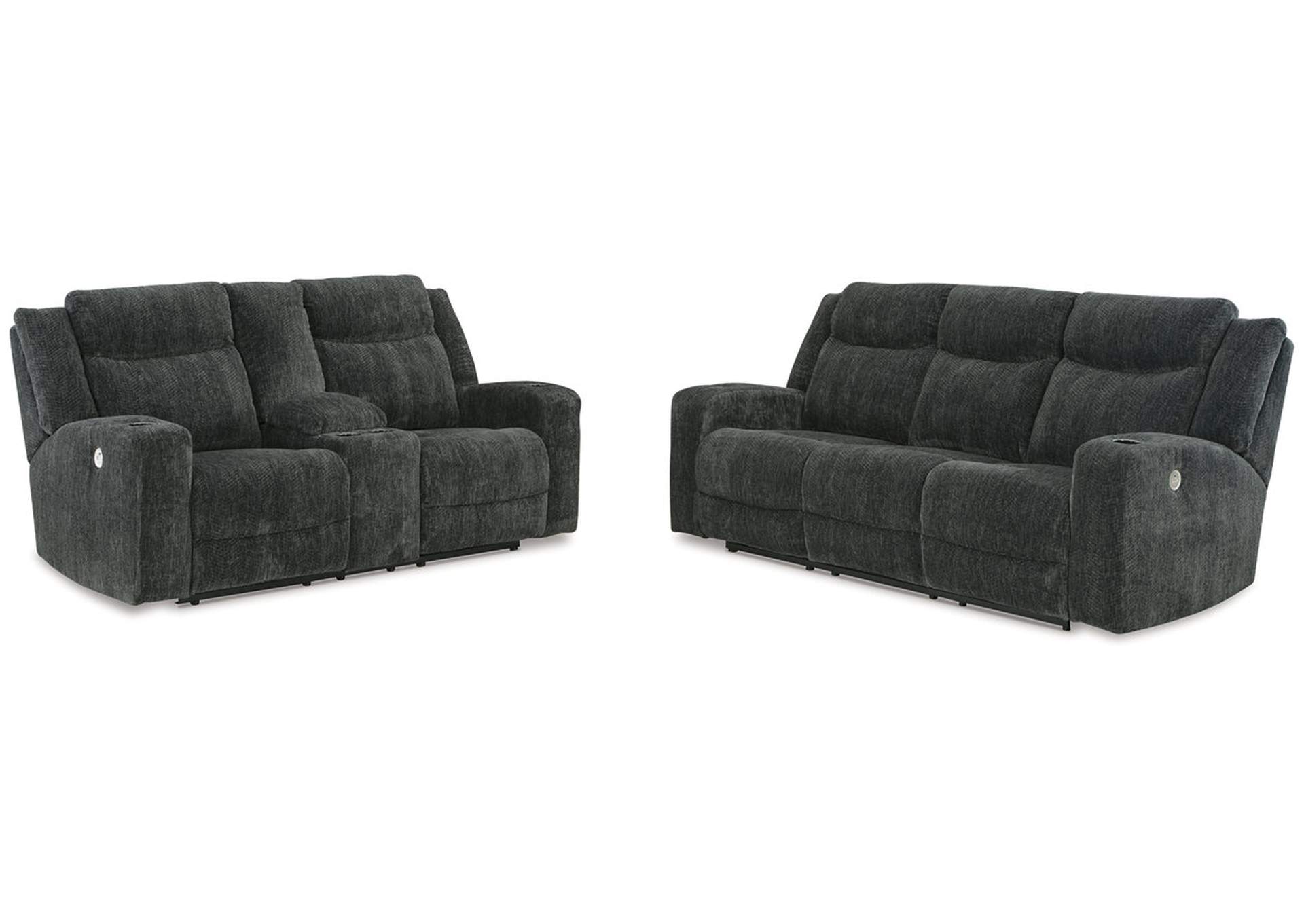 Martinglenn Power Reclining Sofa and Loveseat,Signature Design By Ashley