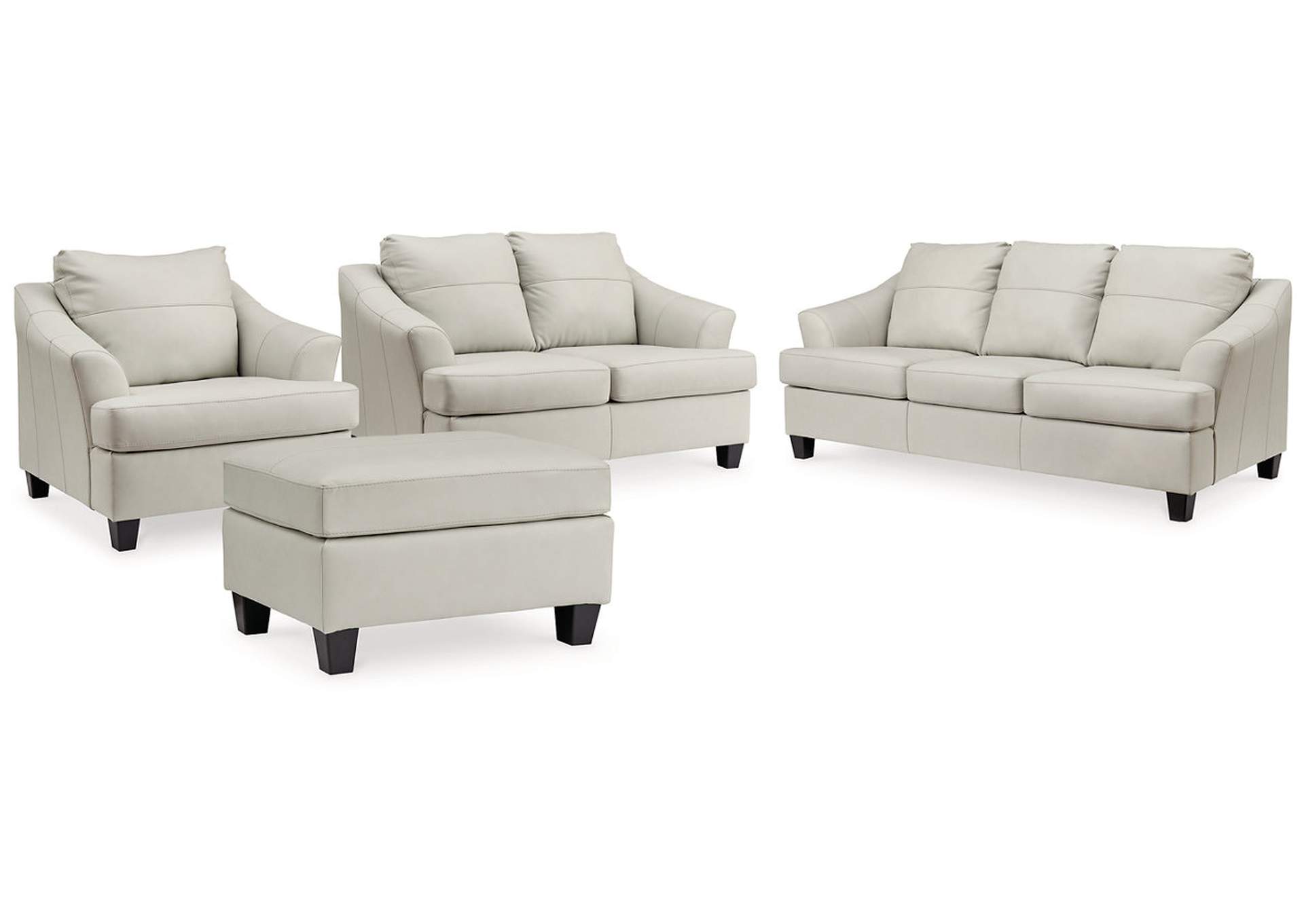 Genoa Sofa, Loveseat, Oversized Chair and Ottoman,Signature Design By Ashley