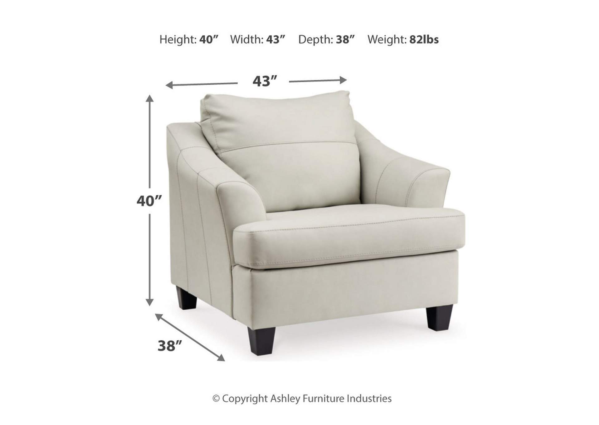 Genoa Sofa, Loveseat, Chair and Ottoman,Signature Design By Ashley