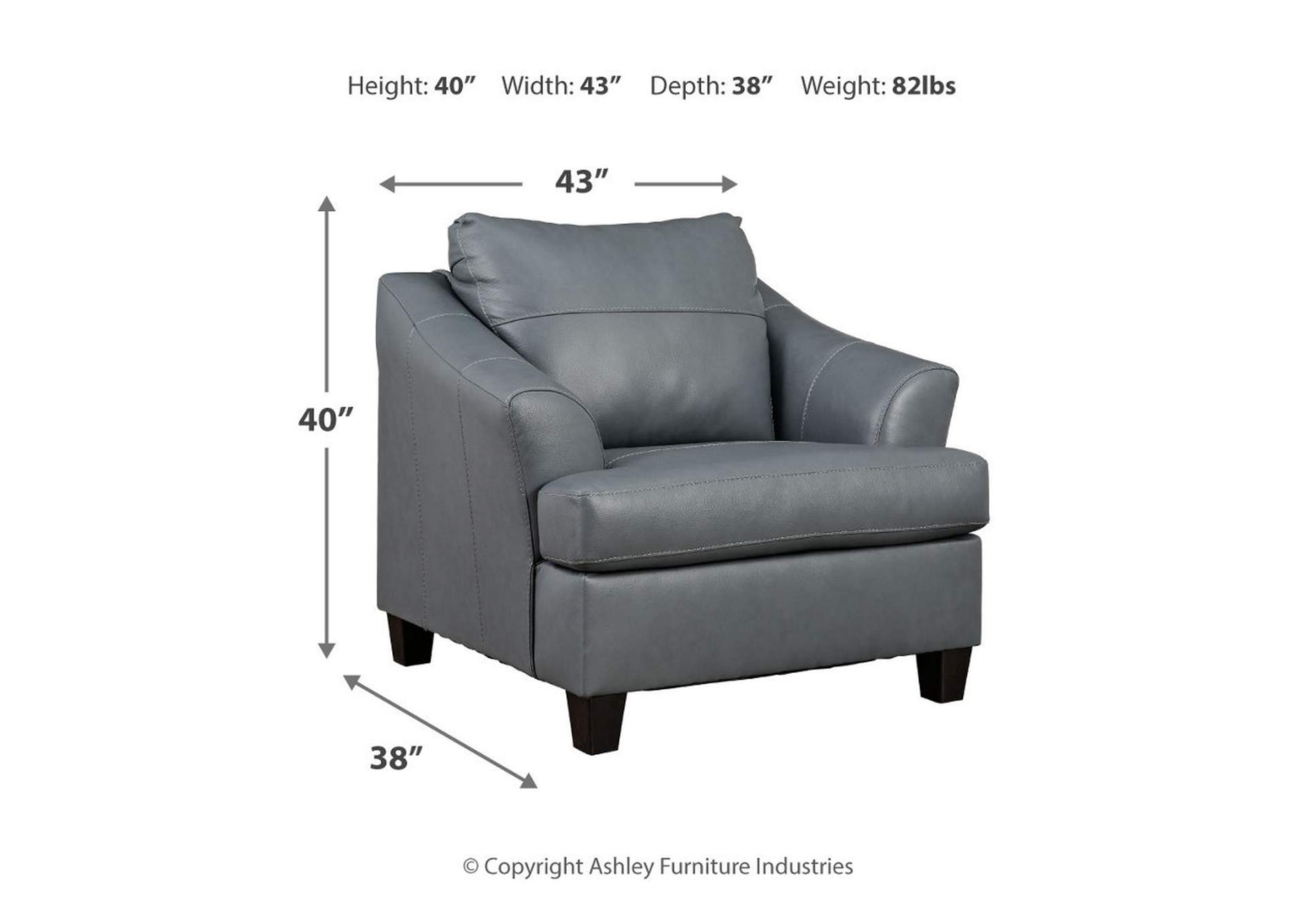 Genoa Sofa, Loveseat, Chair and Ottoman,Signature Design By Ashley