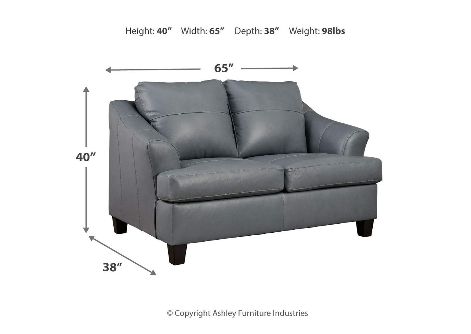 Genoa Sofa, Loveseat, Chair and Ottoman,Signature Design By Ashley