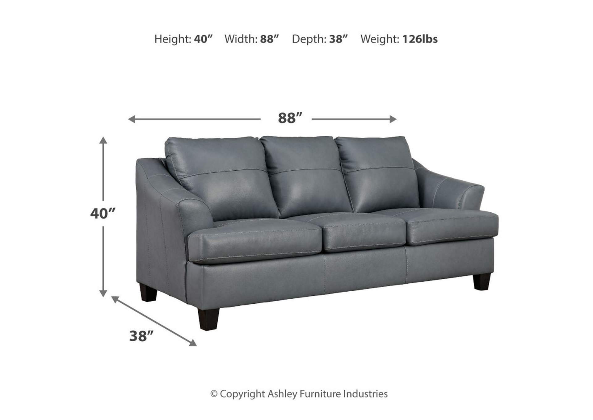 Genoa Sofa, Loveseat, Chair and Ottoman,Signature Design By Ashley