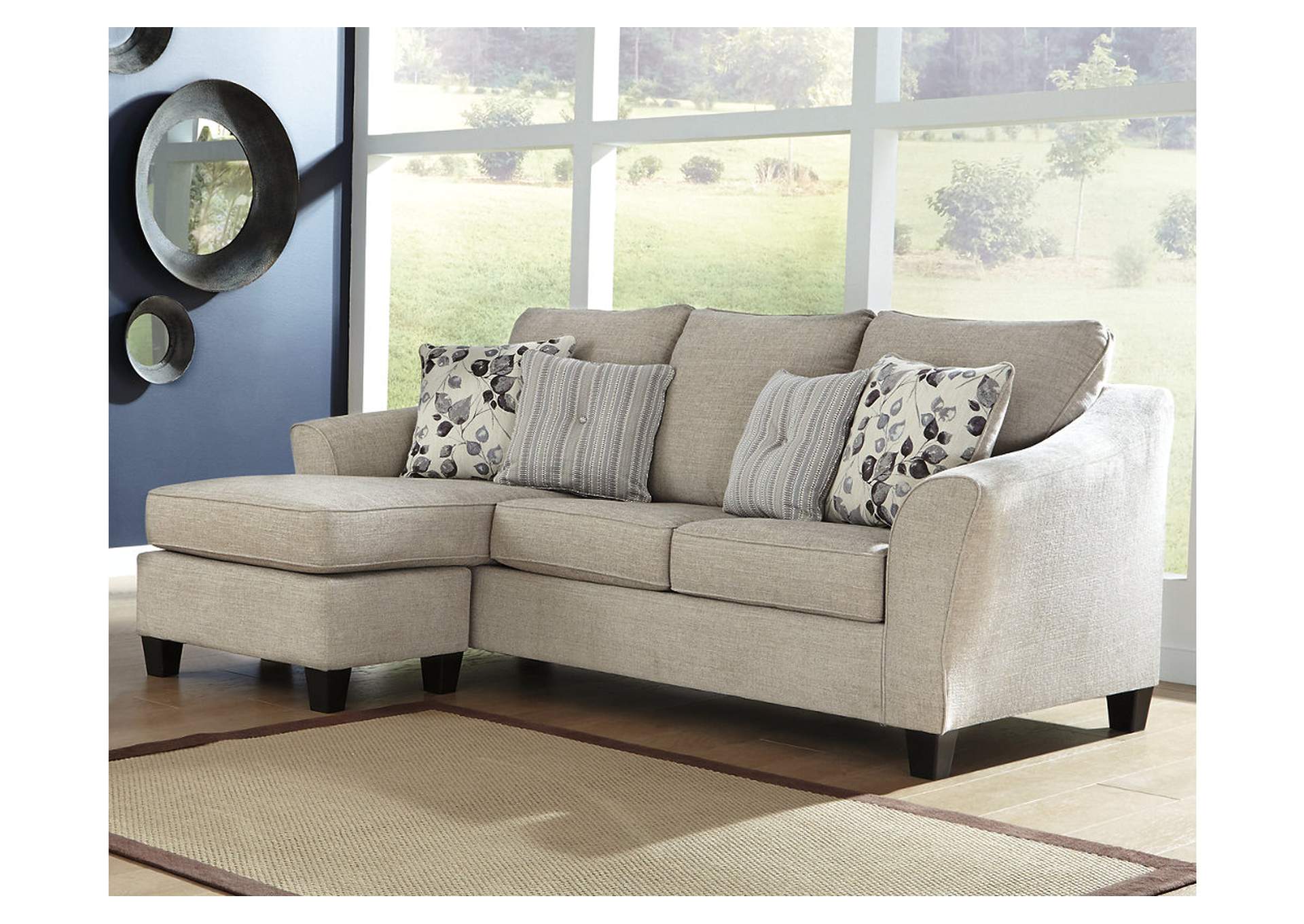 Abney Sofa Chaise, Chair, and Ottoman,Benchcraft