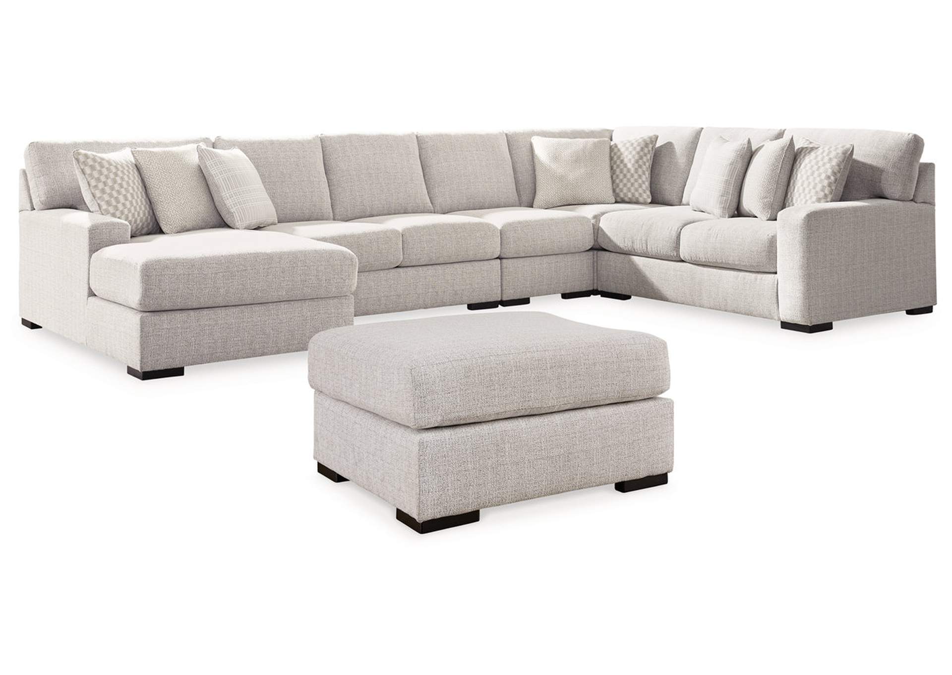 Larce 5-Piece Sectional with Ottoman,Ashley