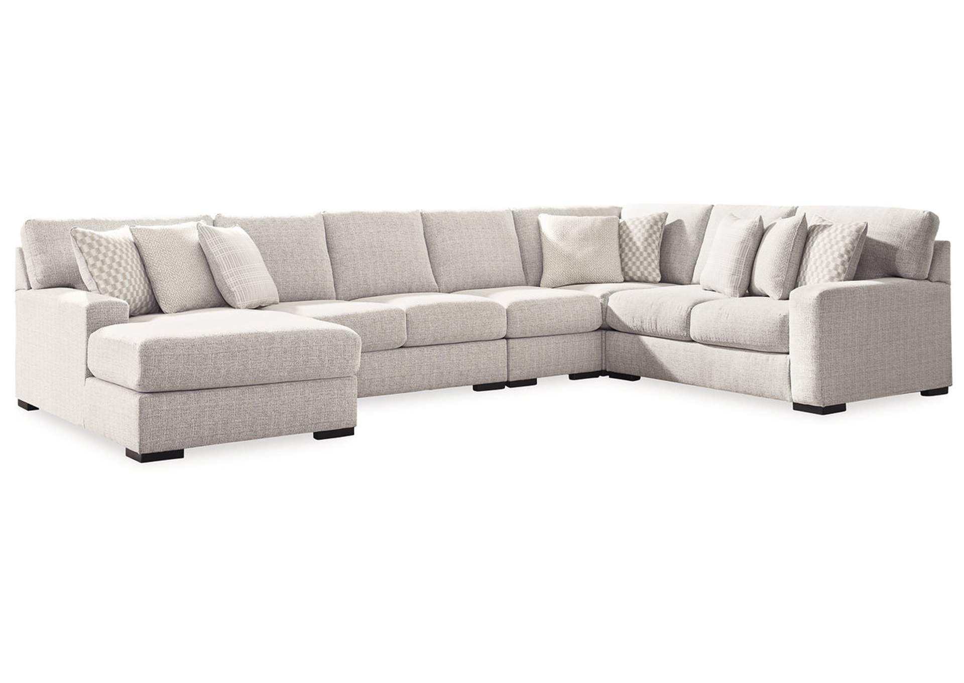 Larce 5-Piece Sectional with Ottoman,Ashley