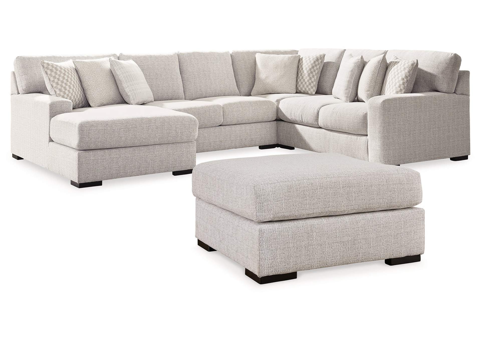 Larce 4-Piece Sectional with Ottoman,Ashley