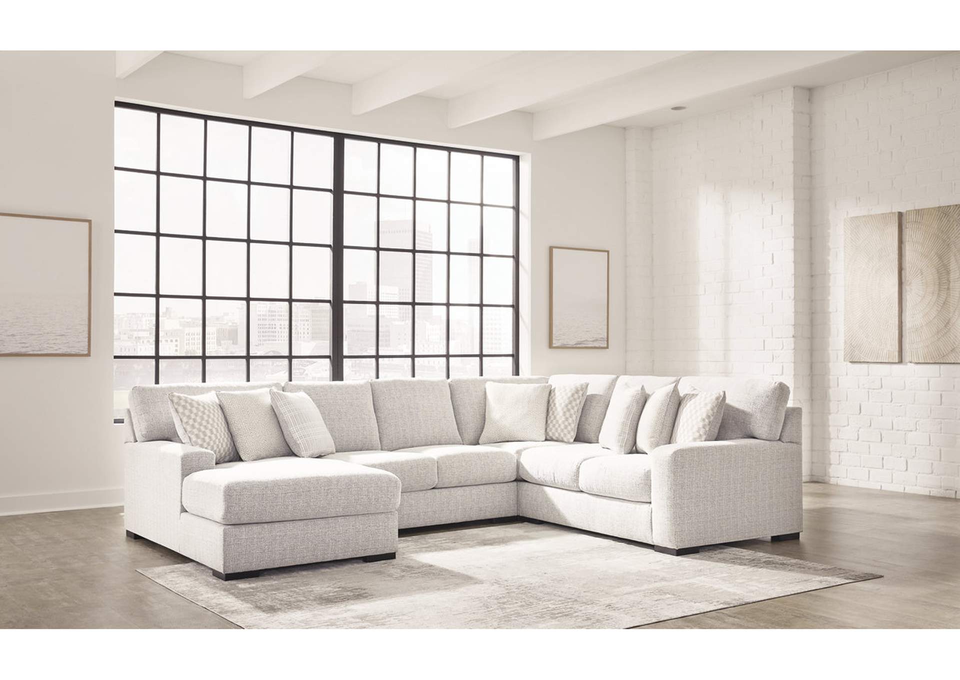 Larce 4-Piece Sectional with Ottoman,Ashley