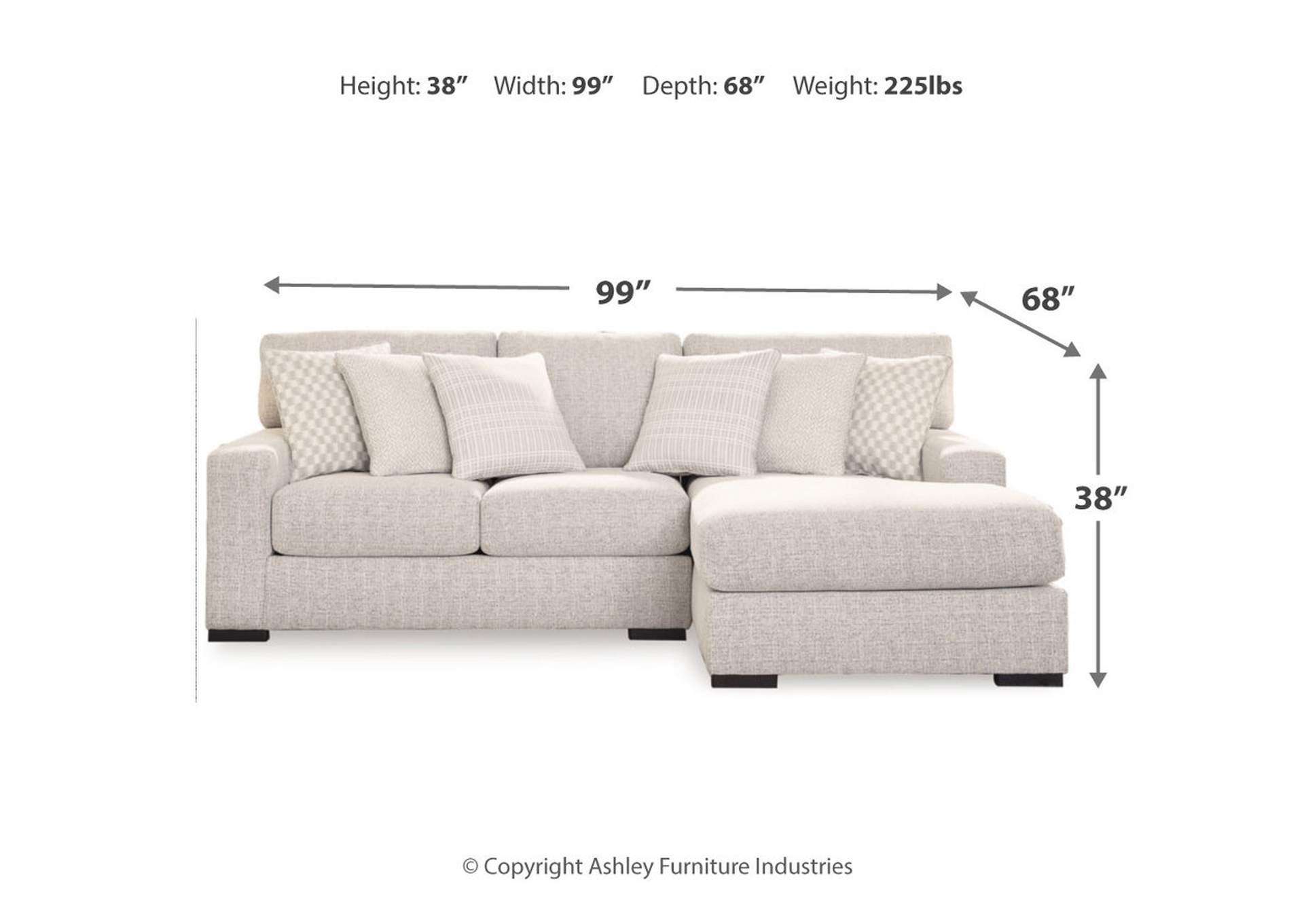 Larce 2-Piece Sectional with Chaise,Ashley