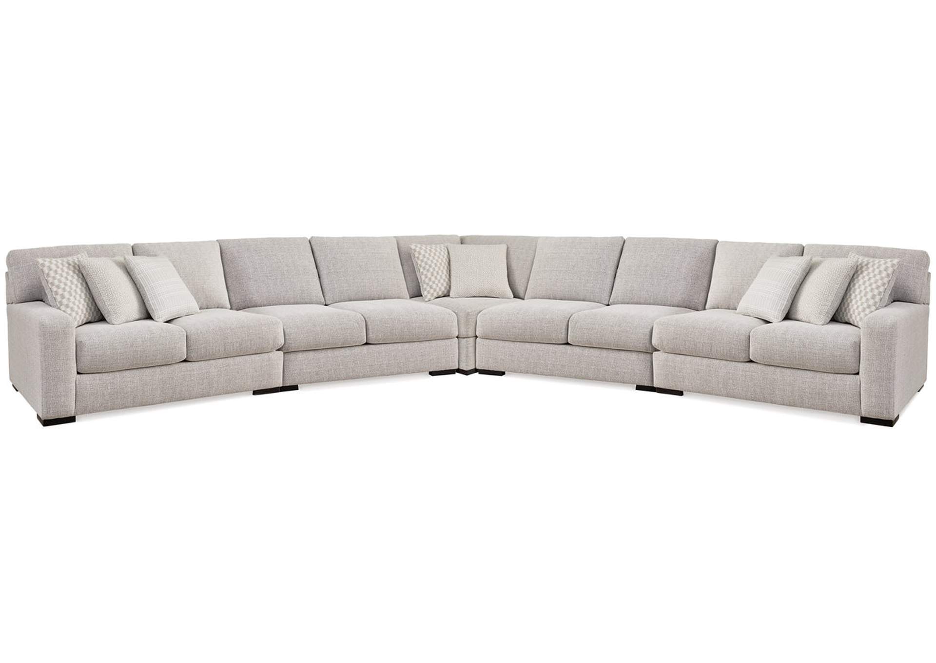 Larce 5-Piece Sectional with Ottoman,Ashley