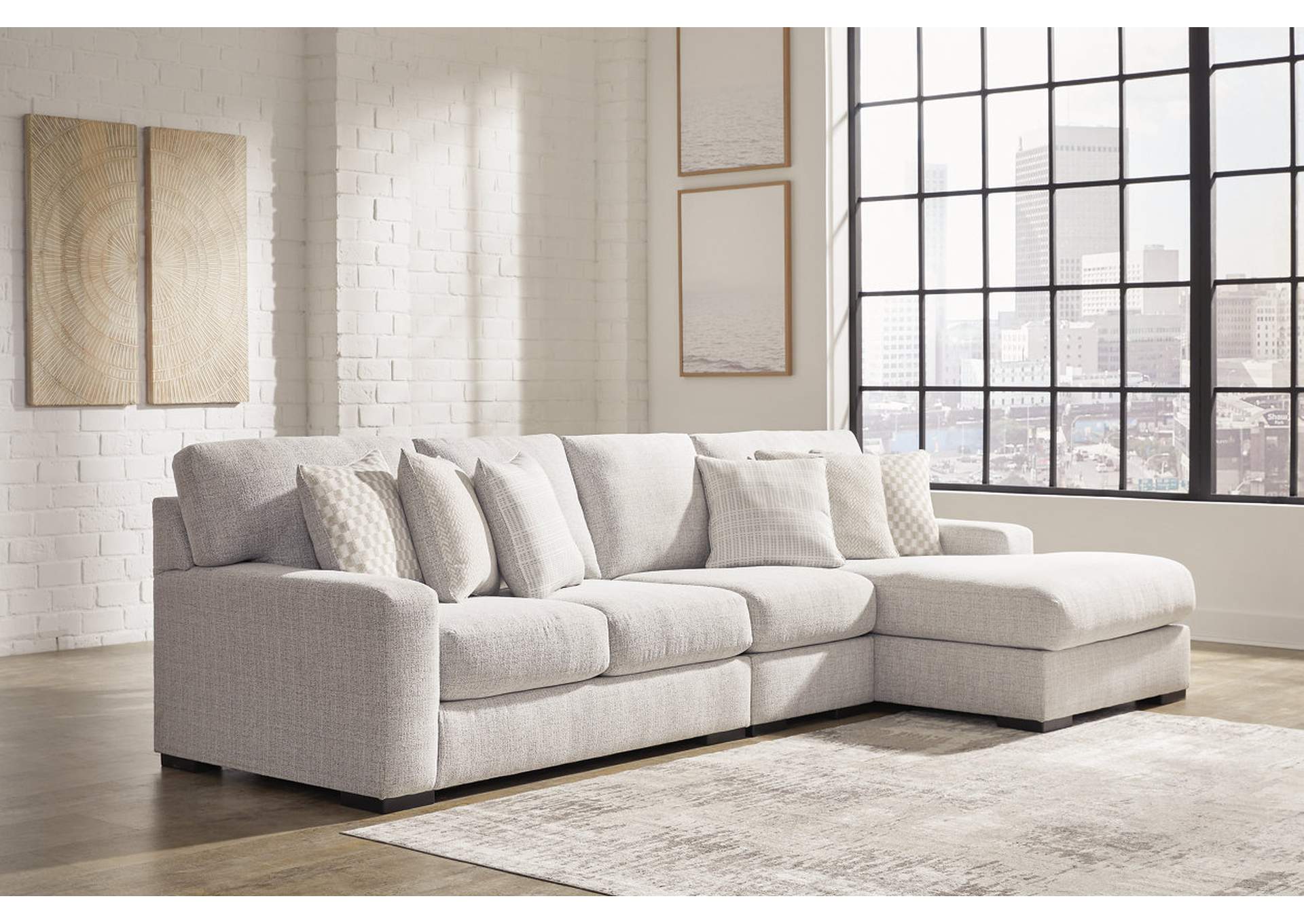 Larce 3-Piece Sectional with Ottoman,Ashley