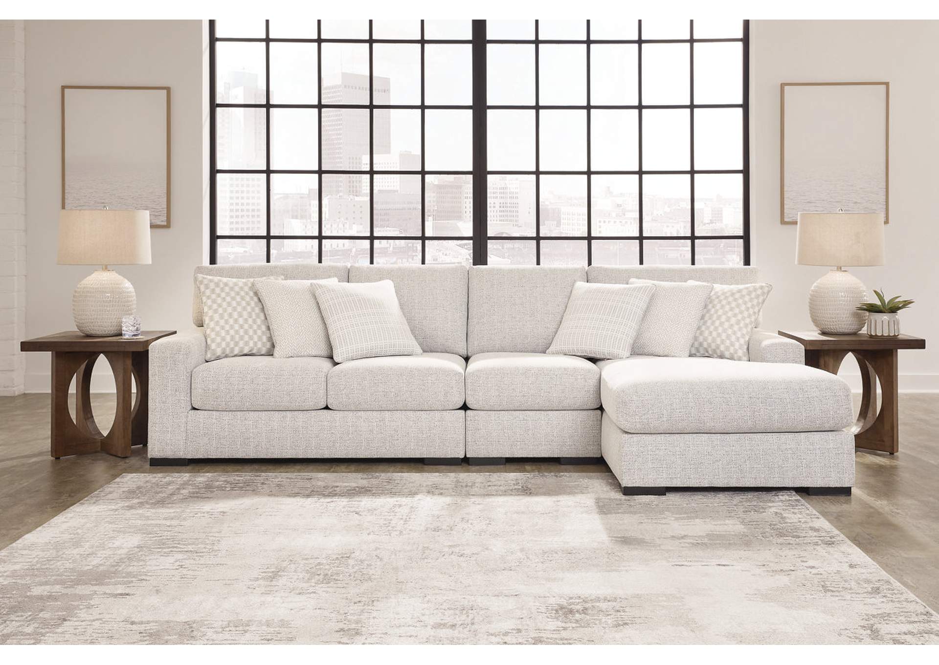 Larce 3-Piece Sectional with Ottoman,Ashley