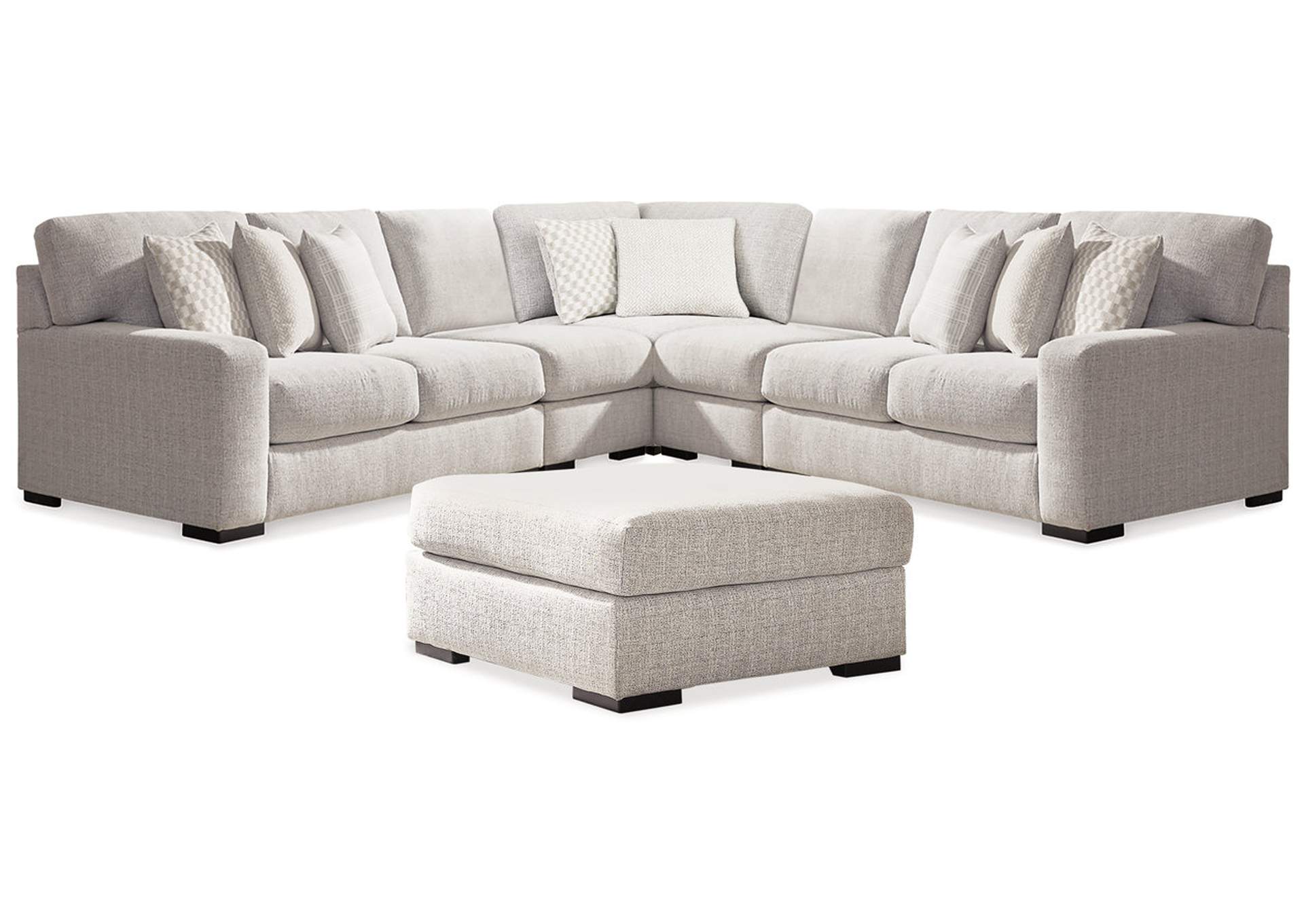 Larce 5-Piece Sectional with Ottoman,Ashley