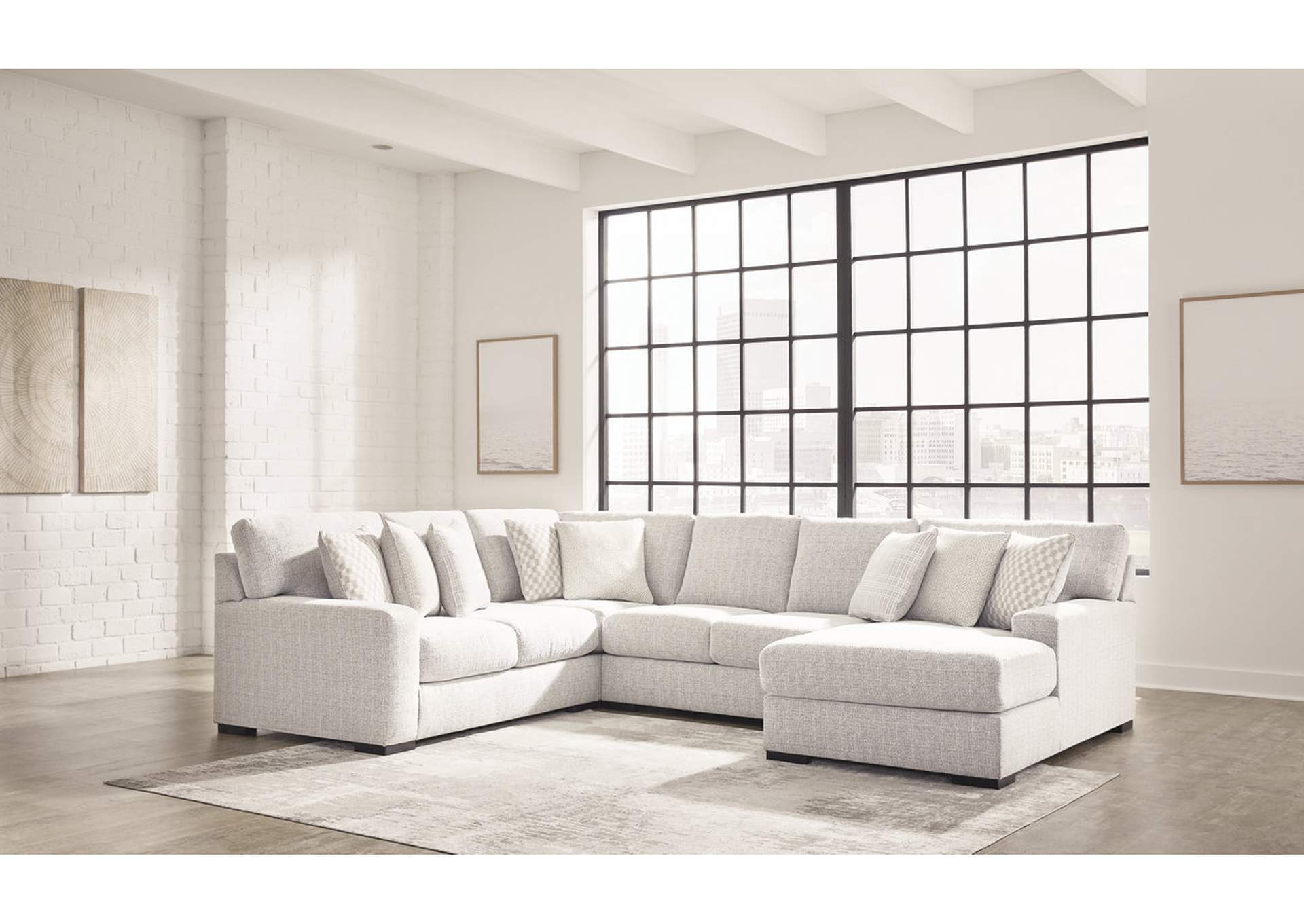 Larce 4-Piece Sectional with Ottoman,Ashley