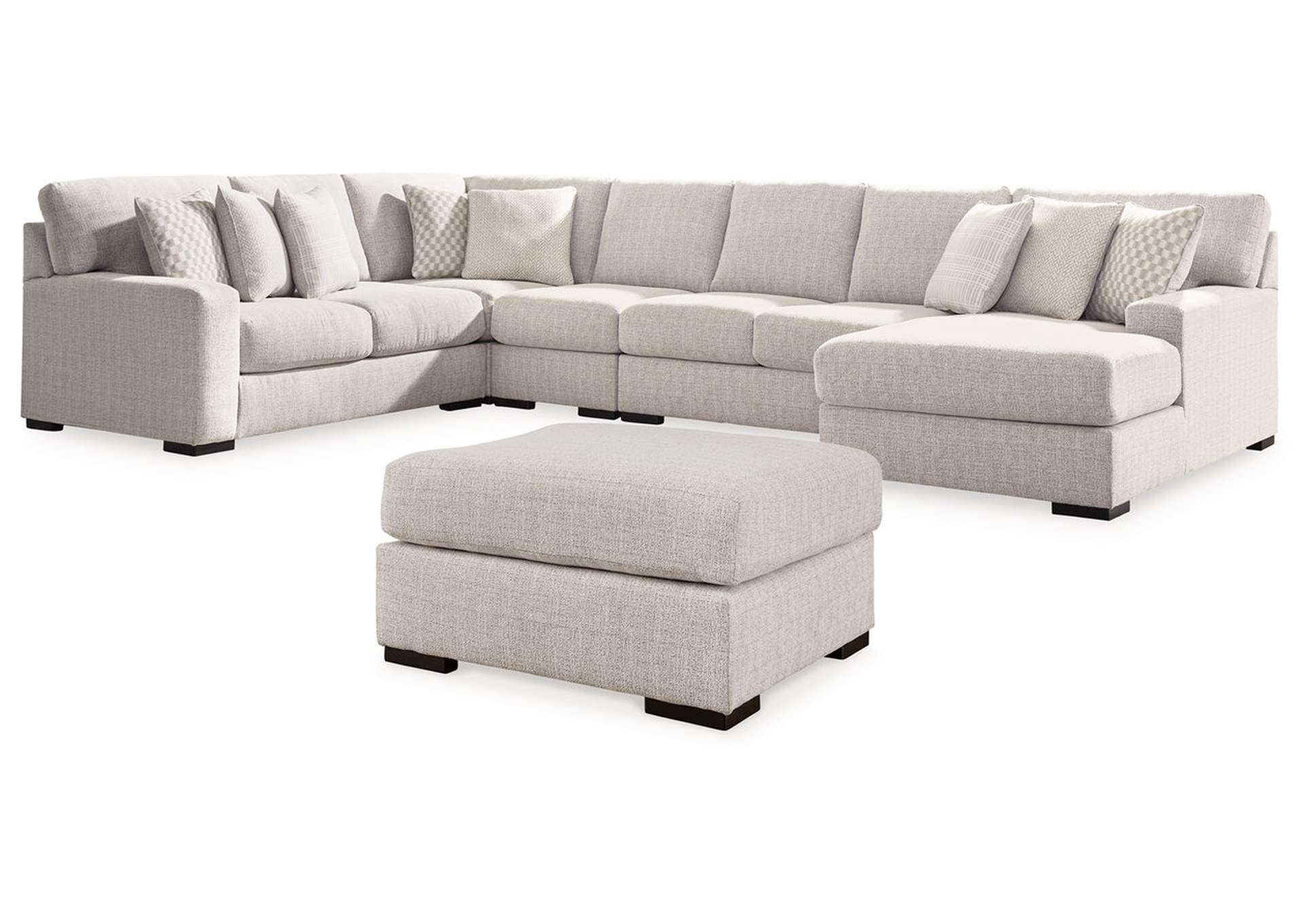 Larce 5-Piece Sectional with Ottoman,Ashley