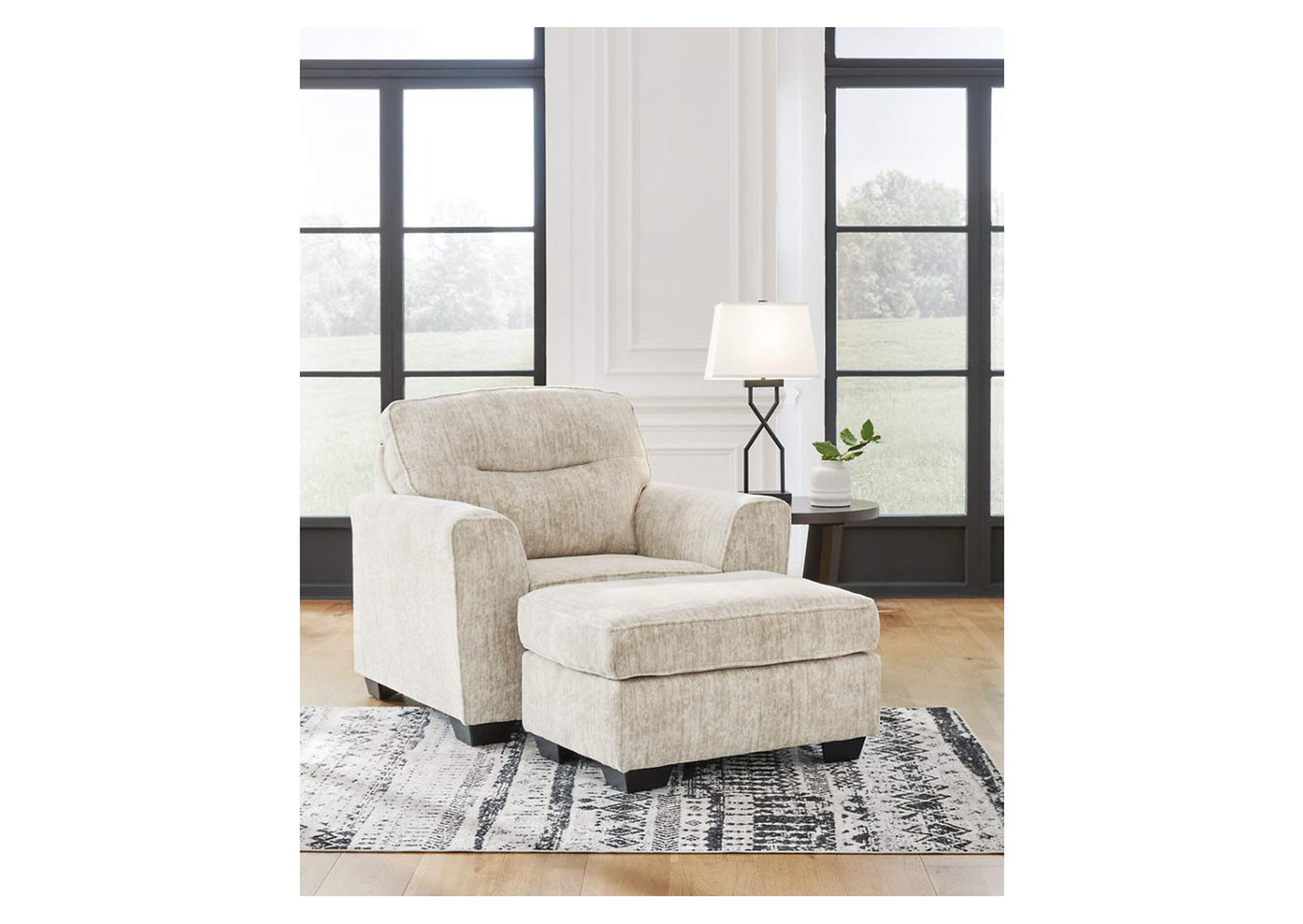 Lonoke Oversized Chair and Ottoman,Signature Design By Ashley