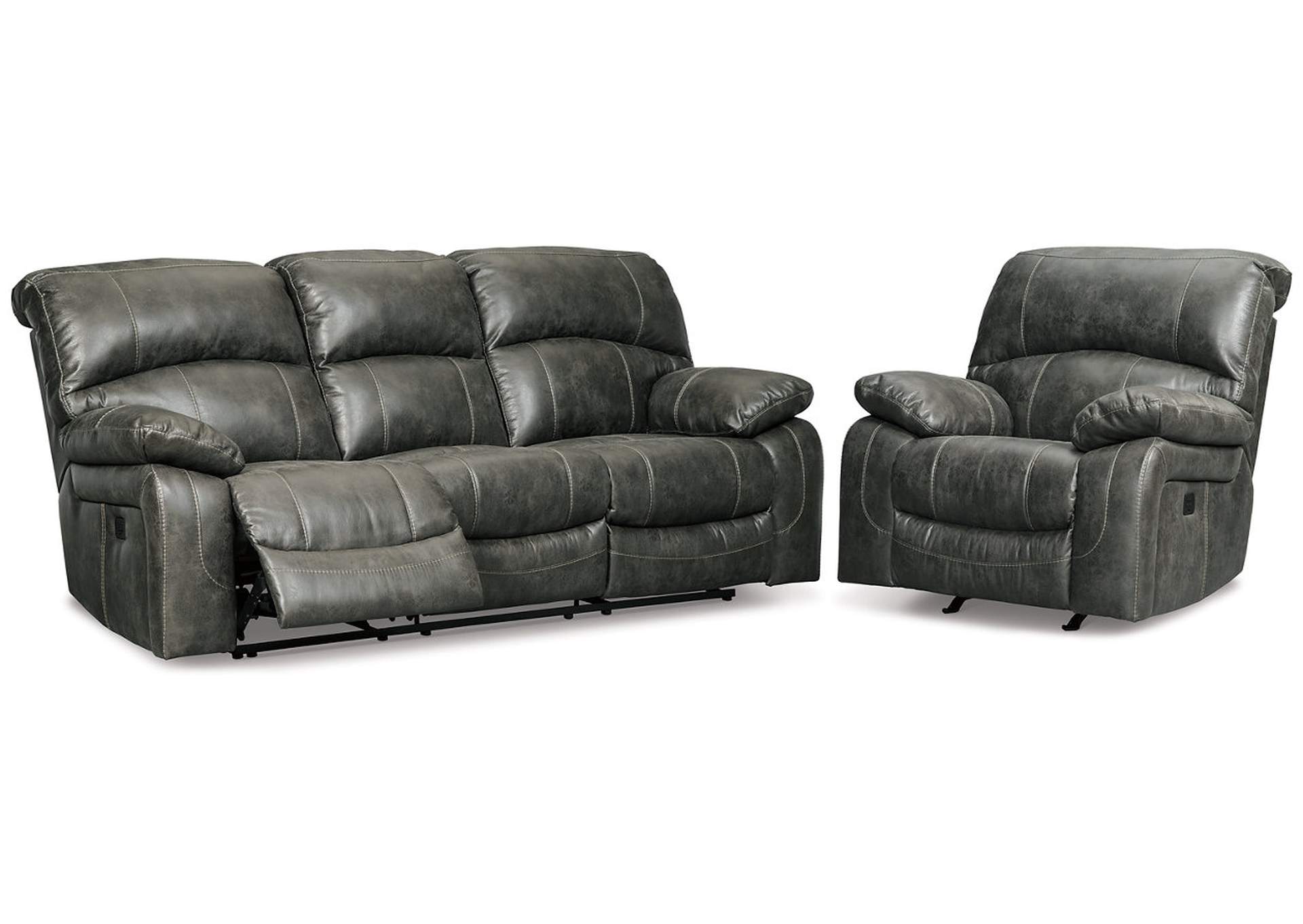 Dunwell Power Reclining Sofa with Power Recliner,Signature Design By Ashley