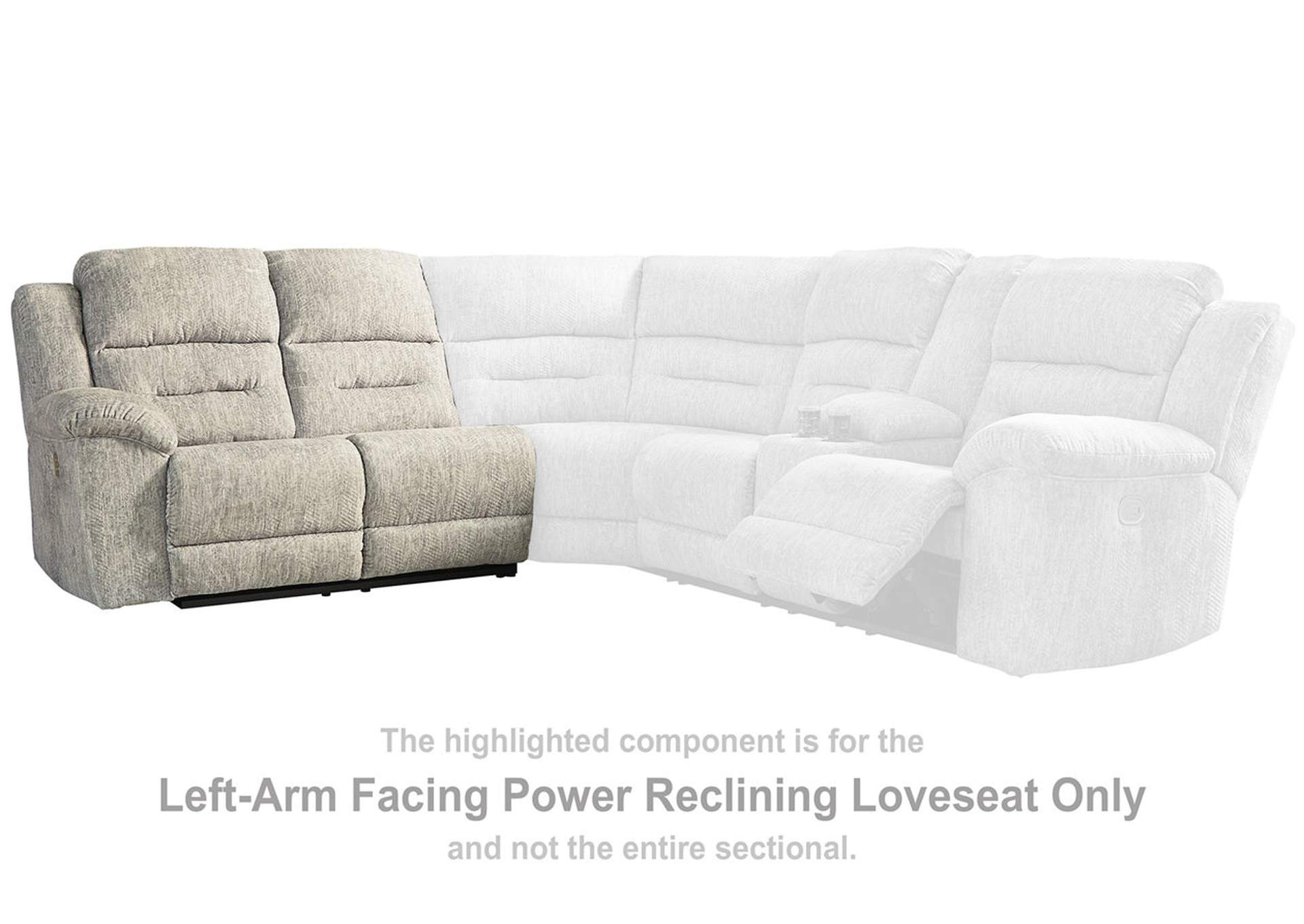 Family Den Left-Arm Facing Power Reclining Loveseat,Signature Design By Ashley