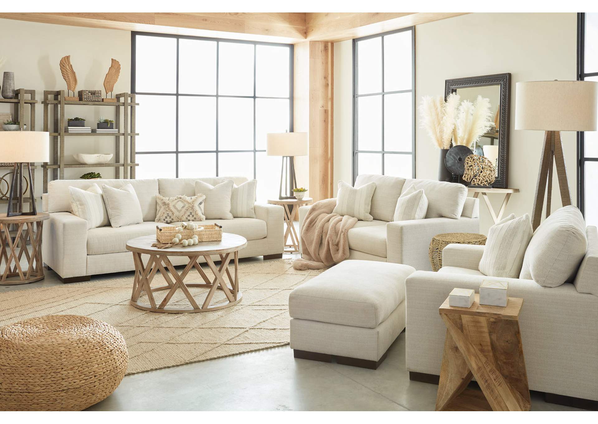 Maggie Sofa, Loveseat and Ottoman,Signature Design By Ashley