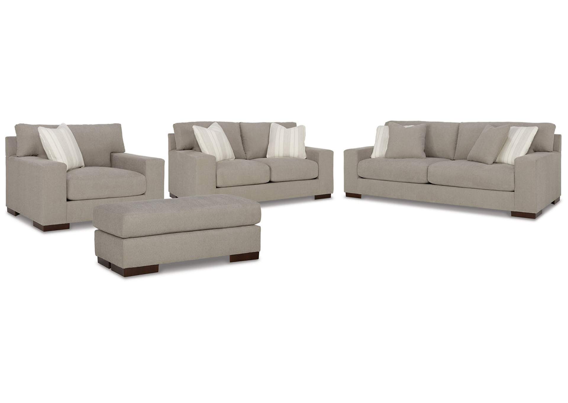 Maggie Sofa, Loveseat, Oversized Chair and Ottoman,Signature Design By Ashley