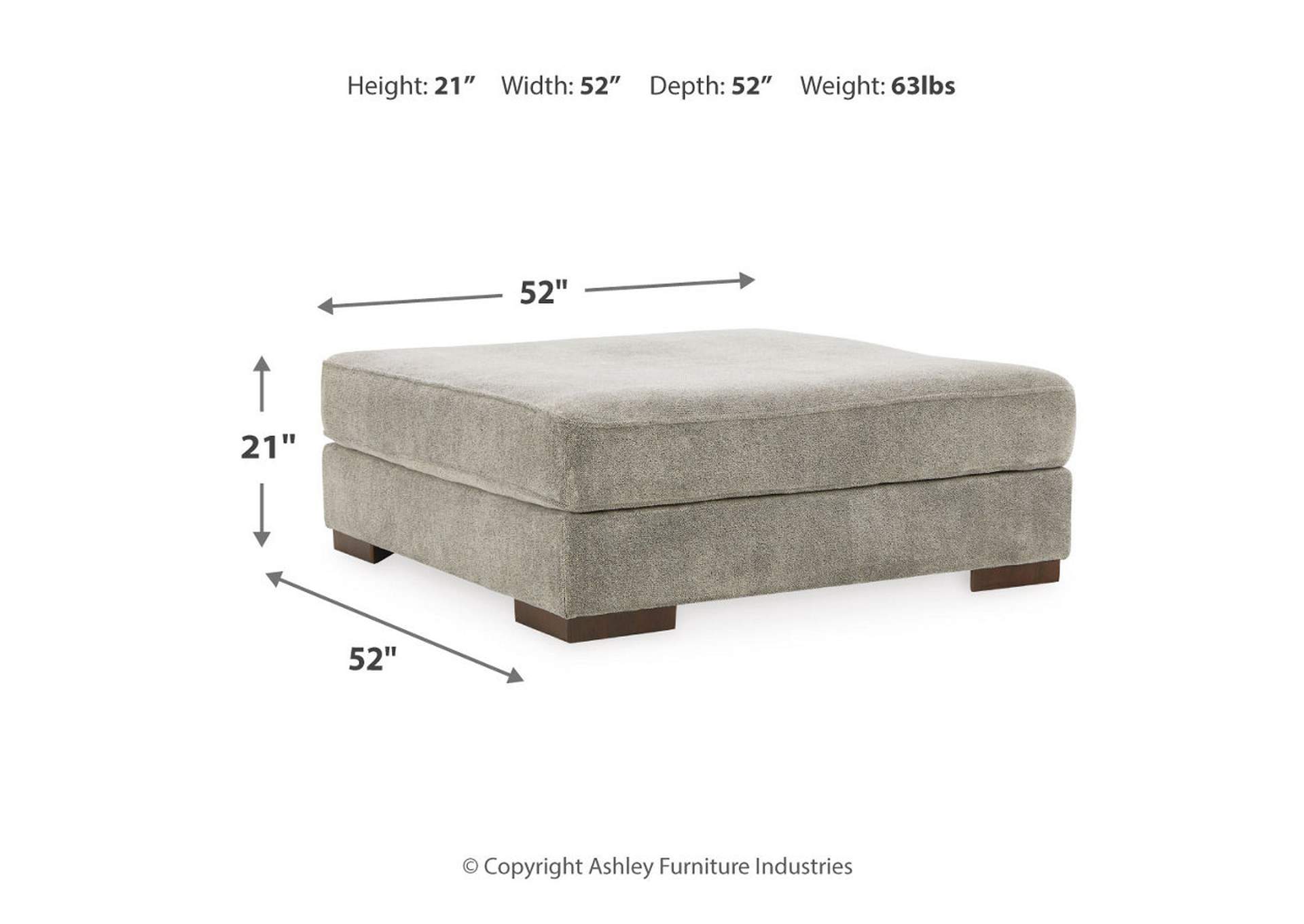 Bayless Oversized Accent Ottoman,Signature Design By Ashley