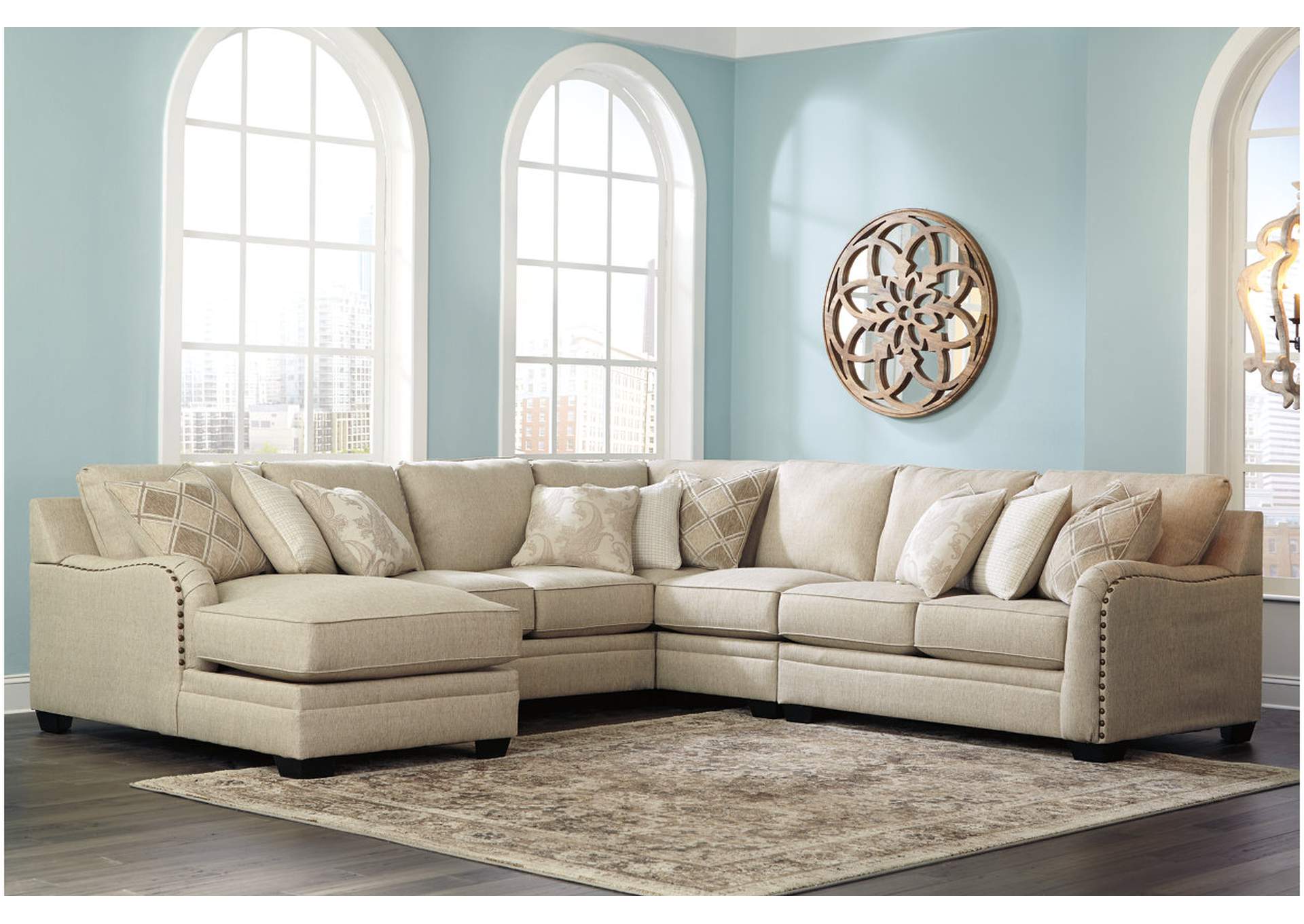 Luxora 5-Piece Sectional with Chaise,Ashley