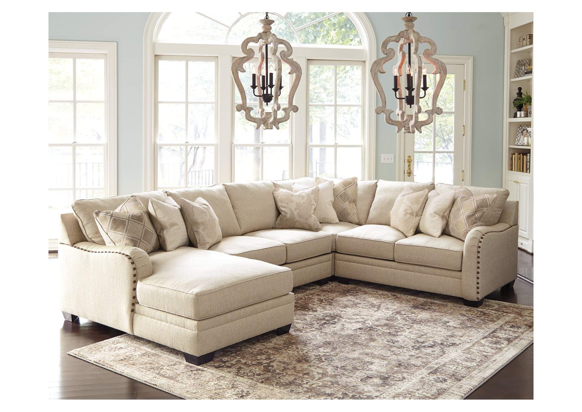 Luxora 4-Piece Sectional with Chaise,Ashley