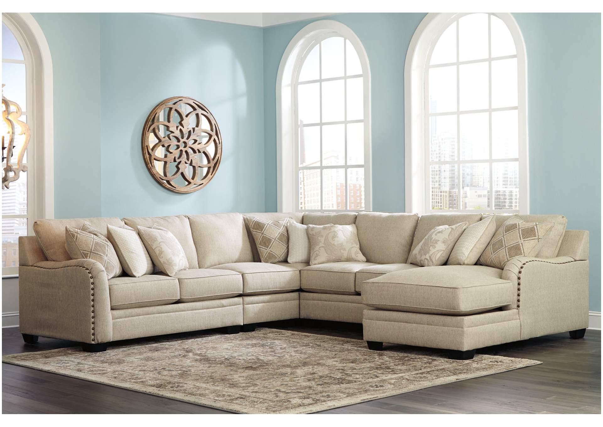 Luxora 5-Piece Sectional with Chaise,Ashley