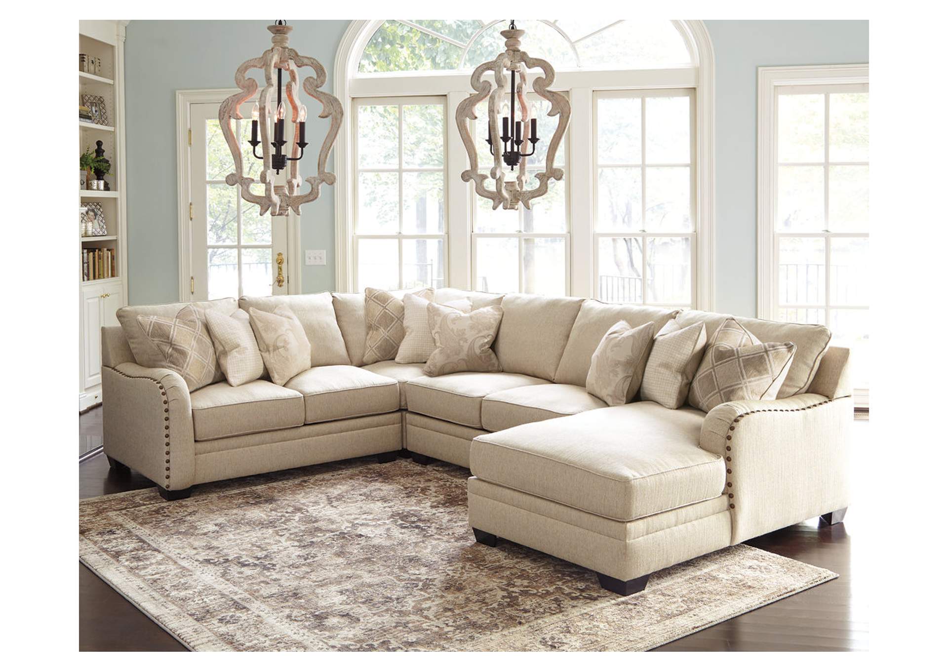 Luxora 4-Piece Sectional with Chaise,Ashley