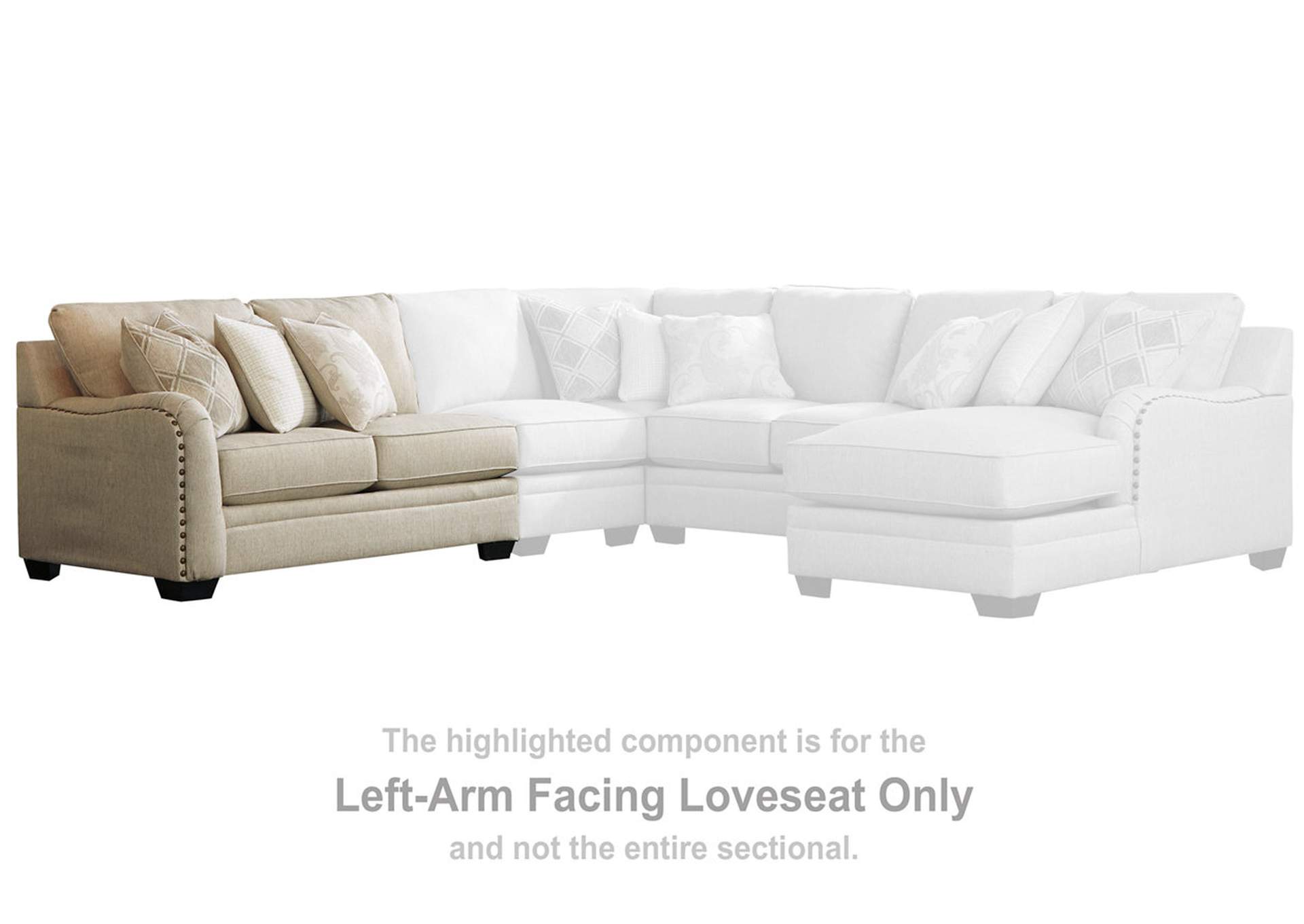 Luxora Left-Arm Facing Loveseat,Ashley