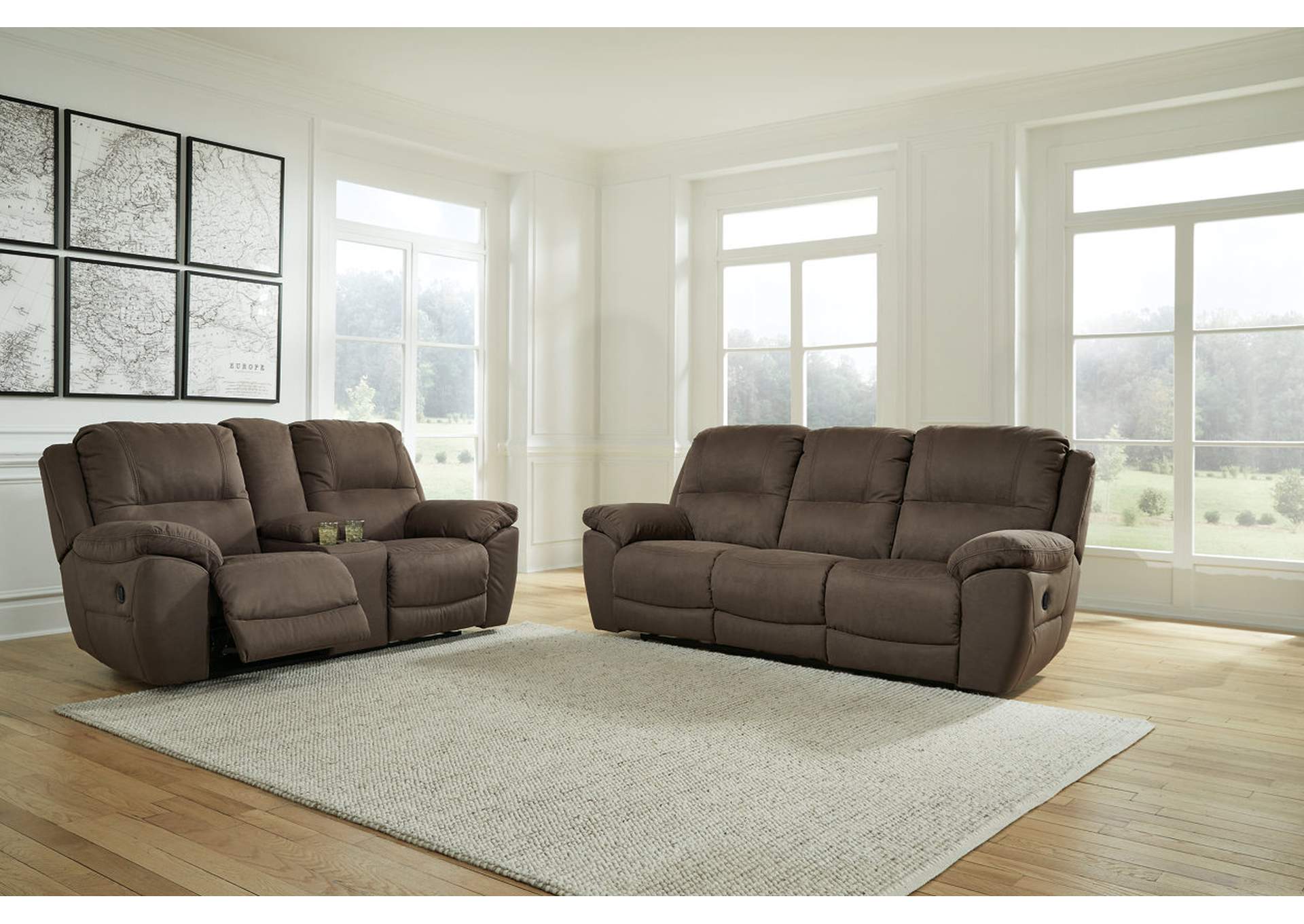 Next-Gen Gaucho Reclining Sofa and Loveseat,Signature Design By Ashley