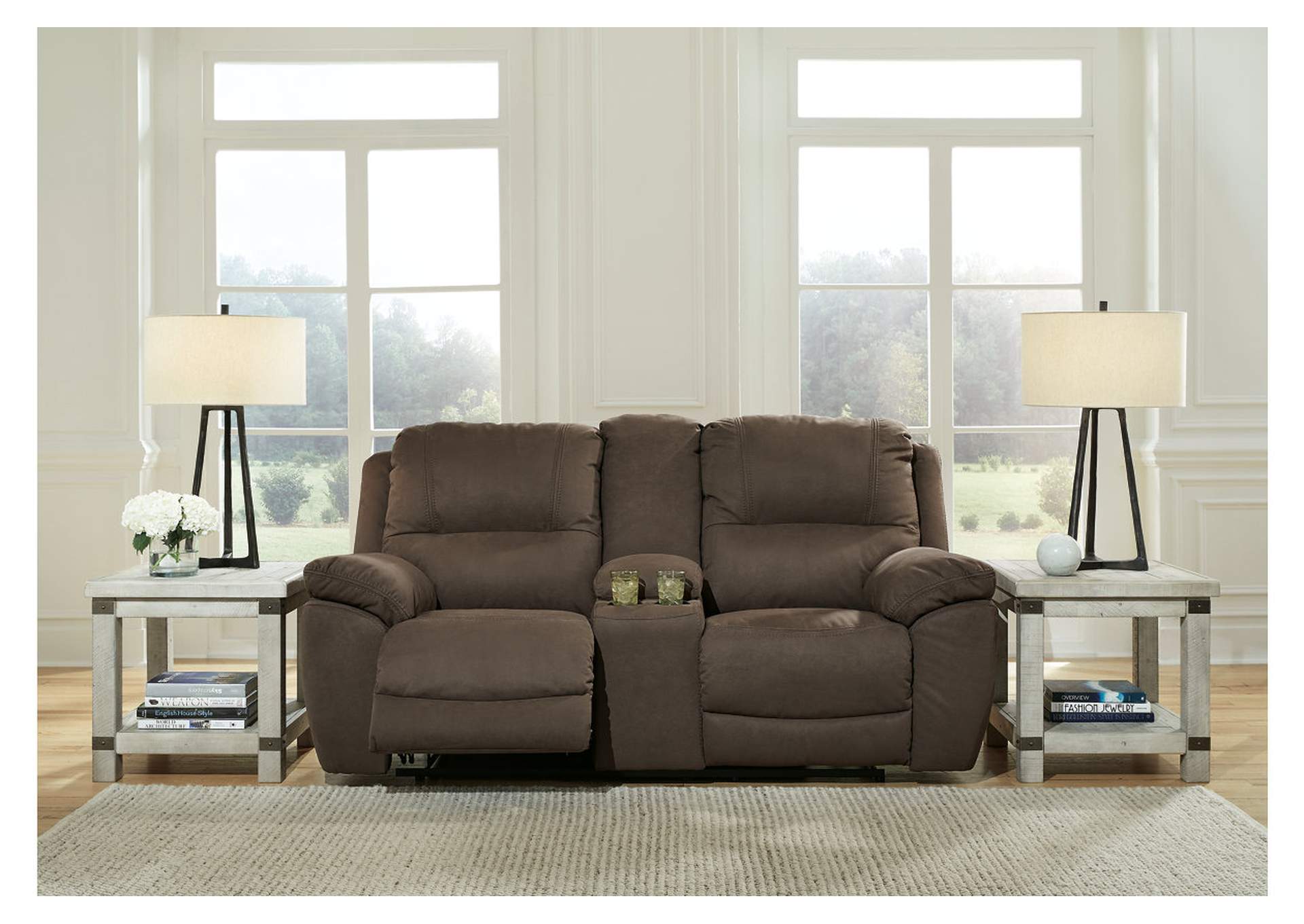 Next-Gen Gaucho Reclining Loveseat with Console,Signature Design By Ashley