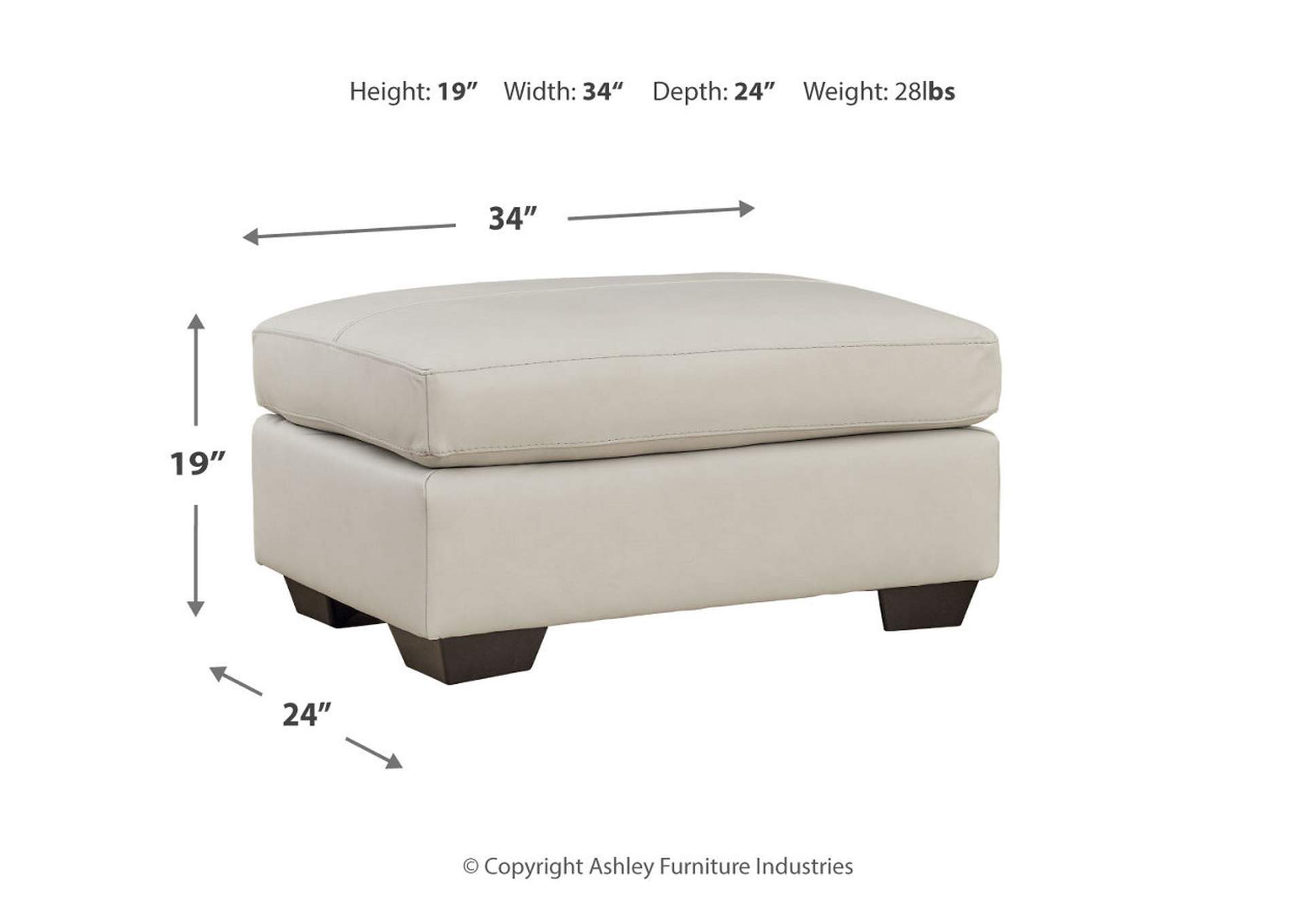 Belziani Oversized Chair and Ottoman,Signature Design By Ashley