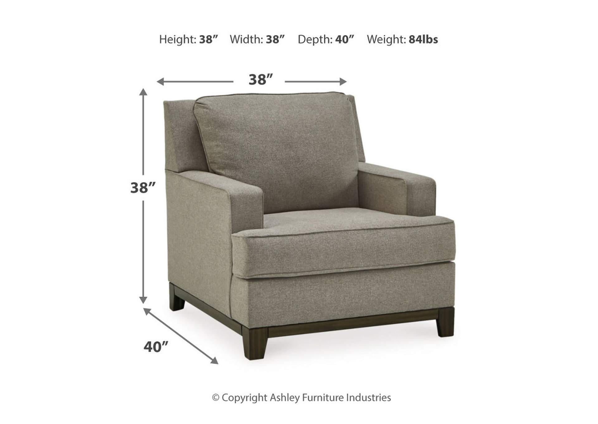 Kaywood Chair and Ottoman,Signature Design By Ashley