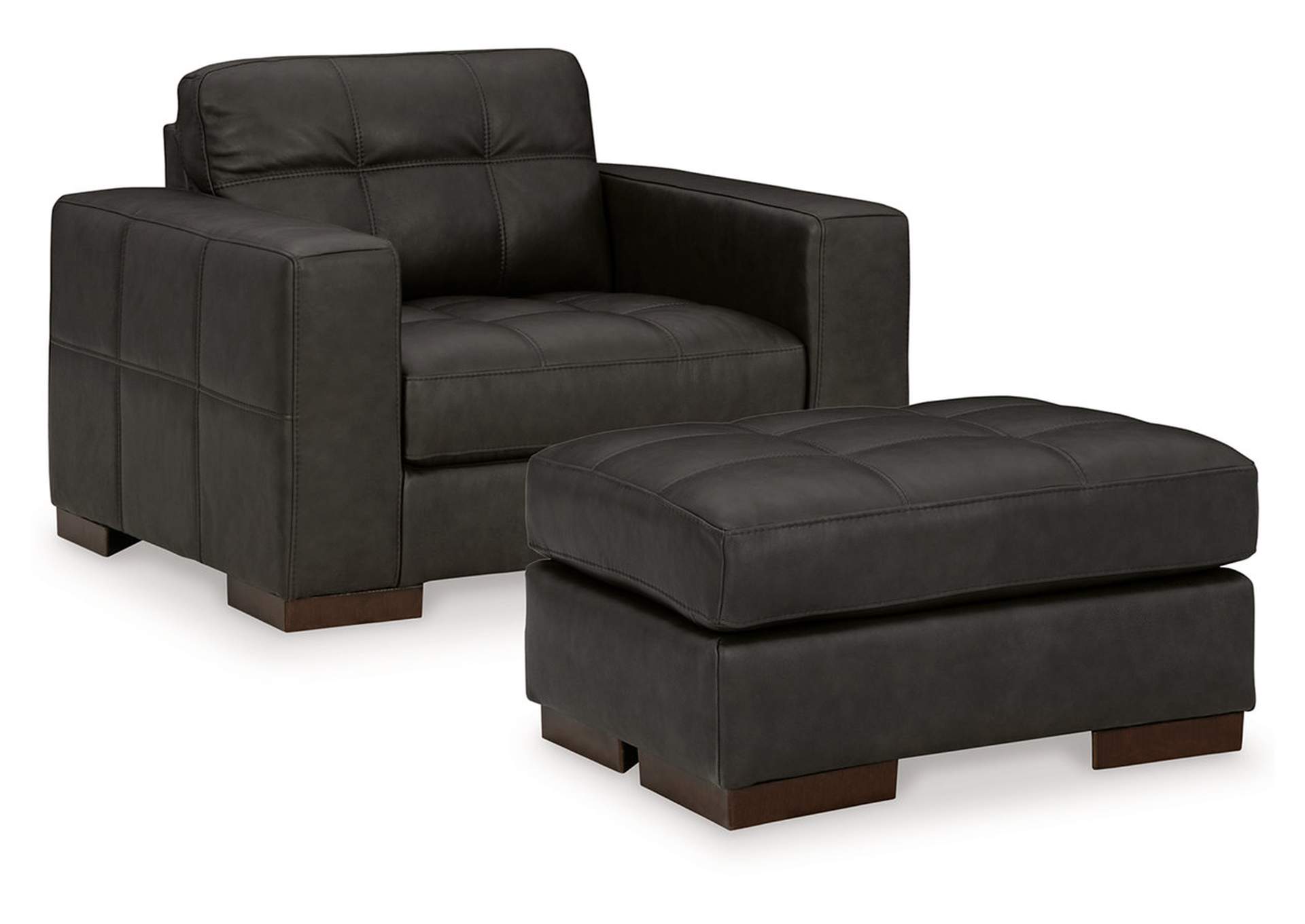 Luigi Oversized Chair and Ottoman,Signature Design By Ashley