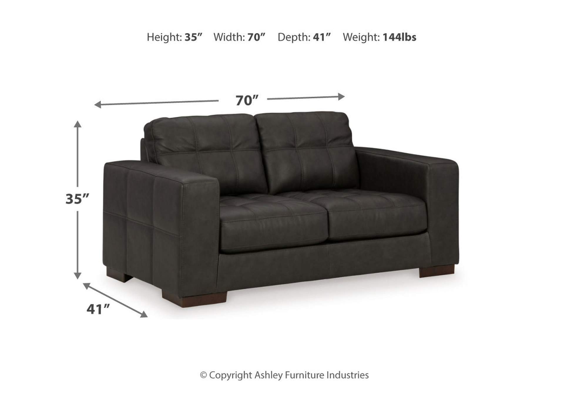 Luigi Sofa, Loveseat, Oversized Chair and Ottoman,Signature Design By Ashley