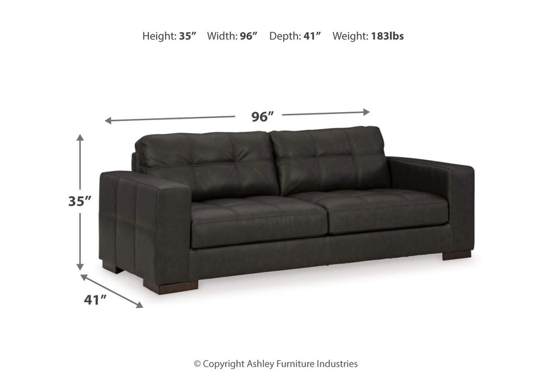 Luigi Sofa, Loveseat, Chair and Ottoman,Signature Design By Ashley