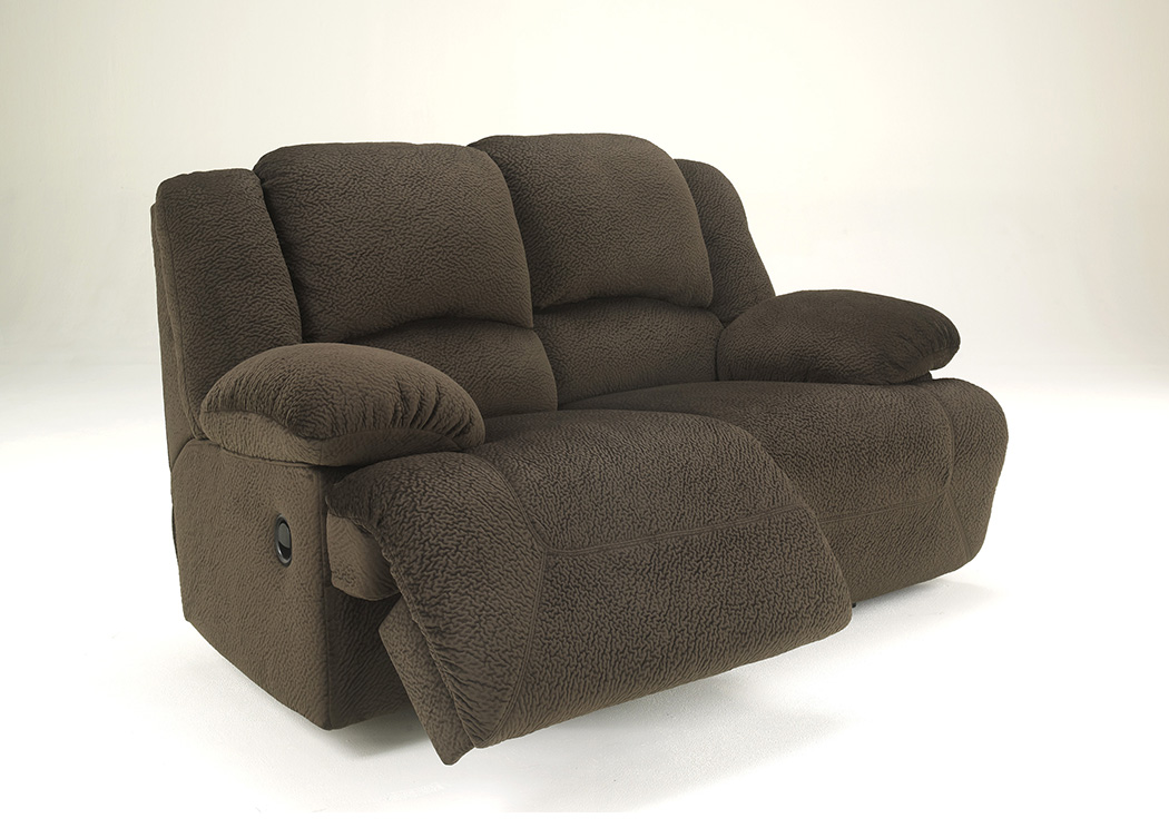 Toletta Chocolate Reclining Loveseat,ABF Signature Design by Ashley