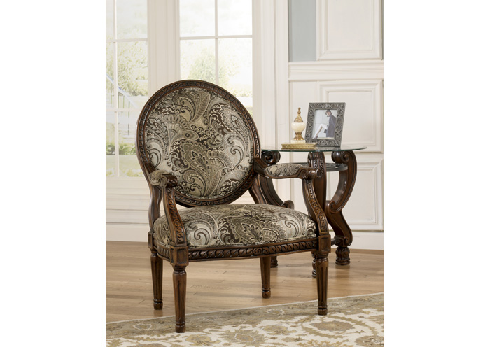 Martinsburg Meadow Showood Accent Chair,ABF Signature Design by Ashley