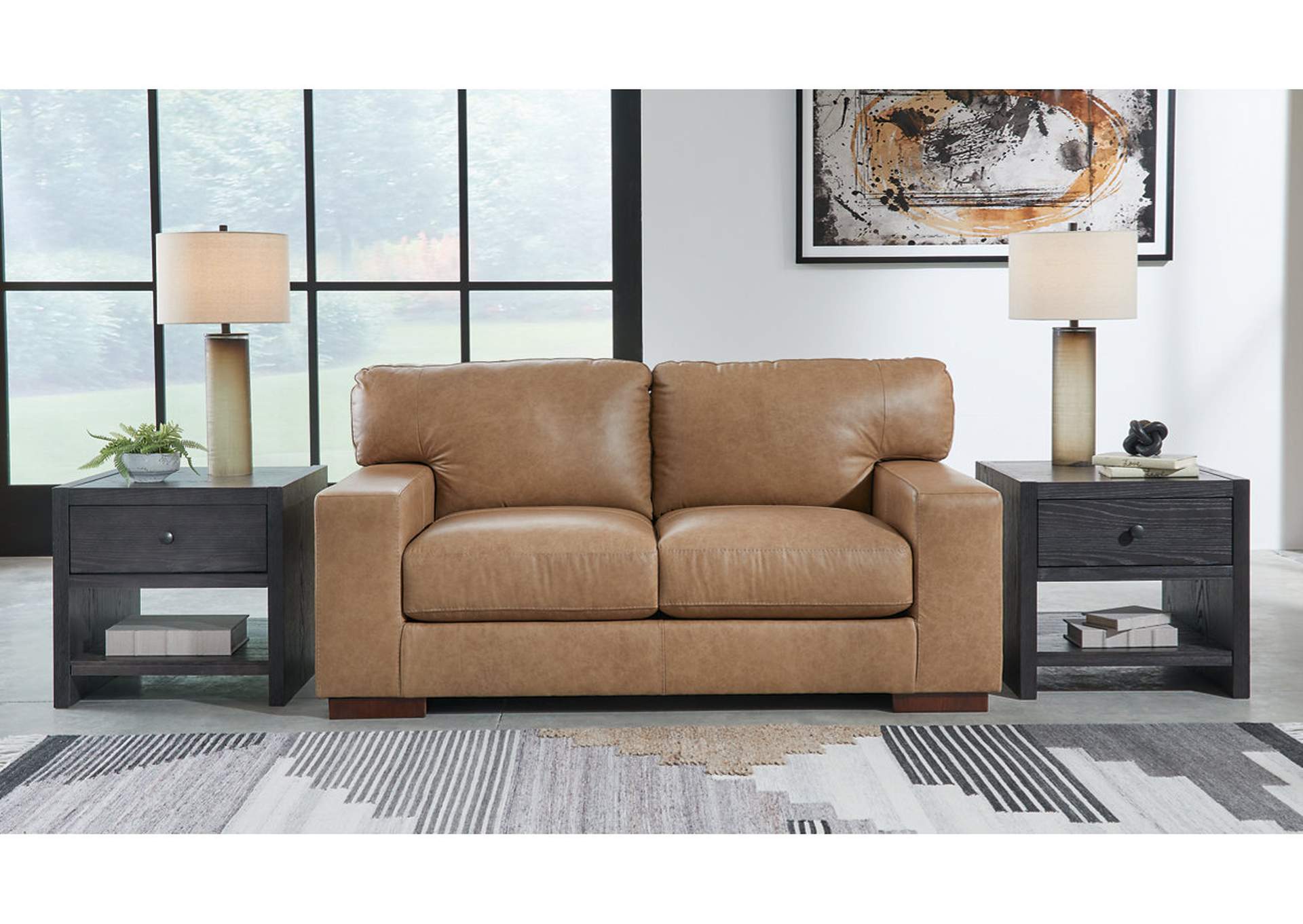 Lombardia Sofa, Loveseat, Chair and Ottoman,Signature Design By Ashley