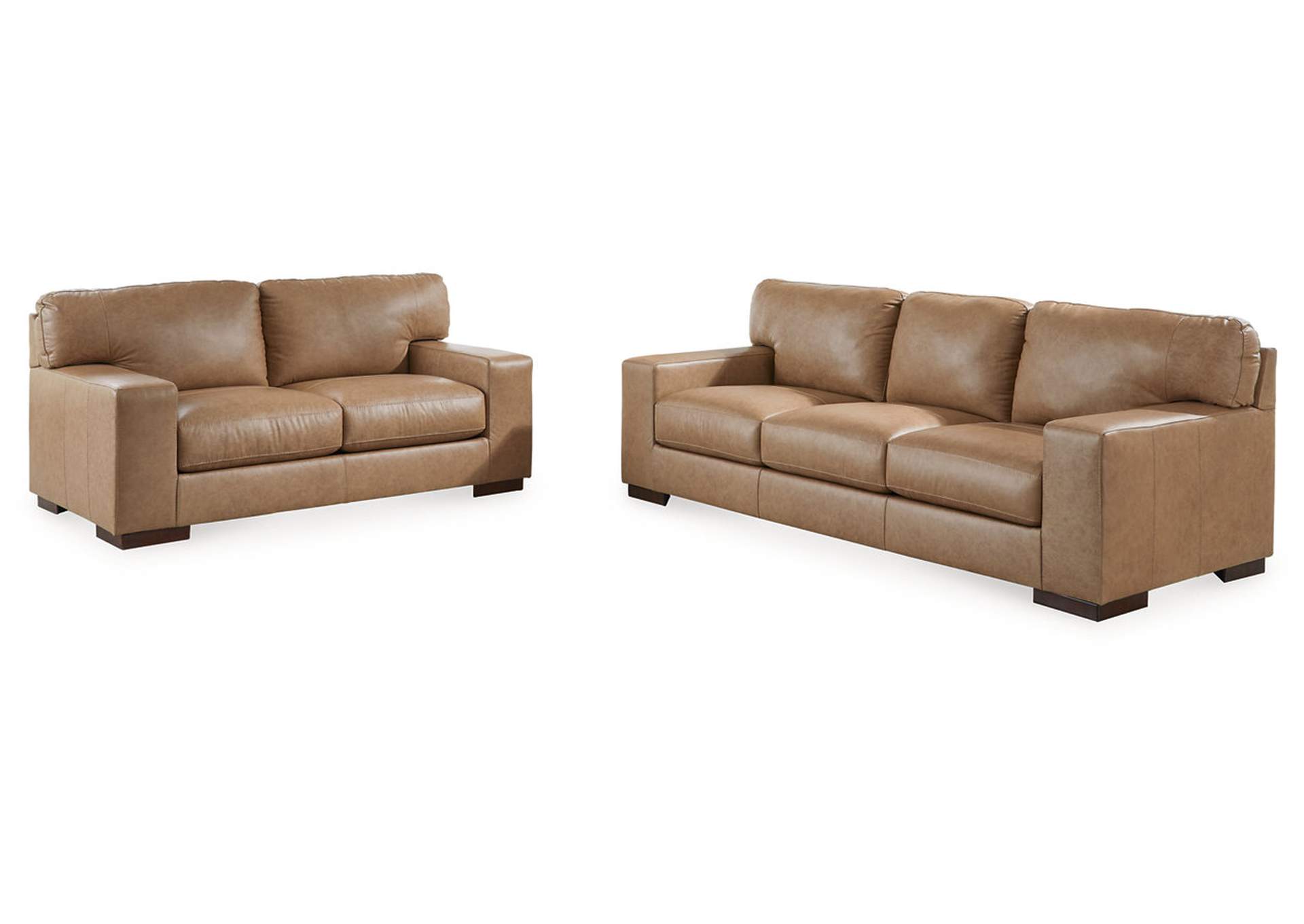 Lombardia Leather Sofa and Loveseat,Signature Design By Ashley