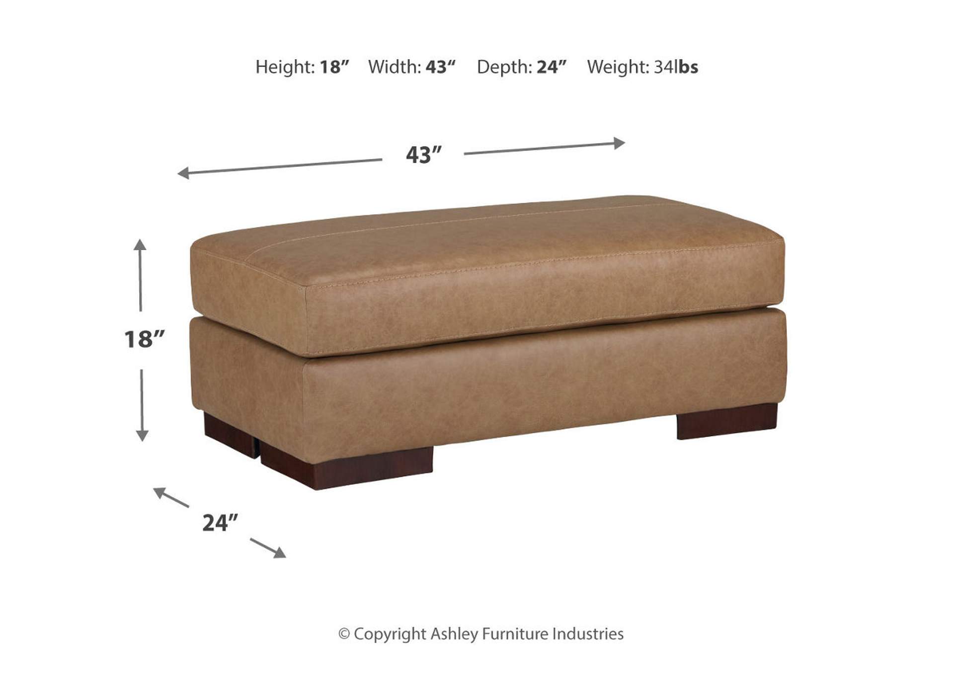 Lombardia Sofa, Loveseat, Oversized Chair and Ottoman,Signature Design By Ashley