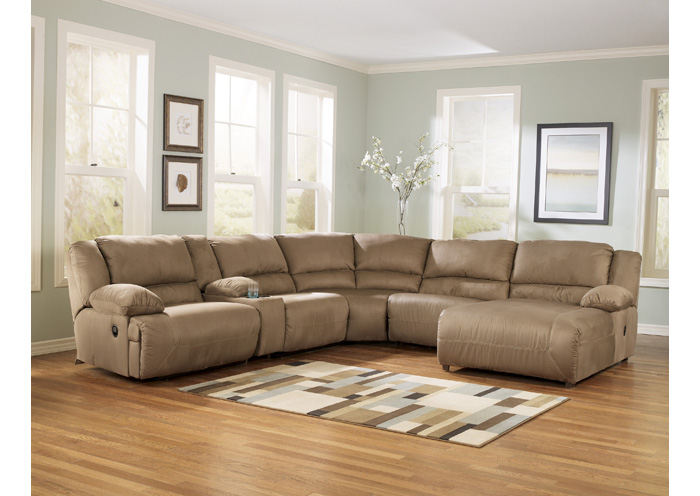 Hogan Mocha Right Facing Chaise Sectional,ABF Signature Design by Ashley