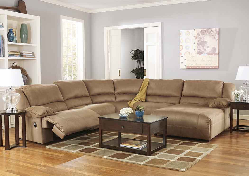 Hogan Mocha Reclining Sectional,ABF Signature Design by Ashley