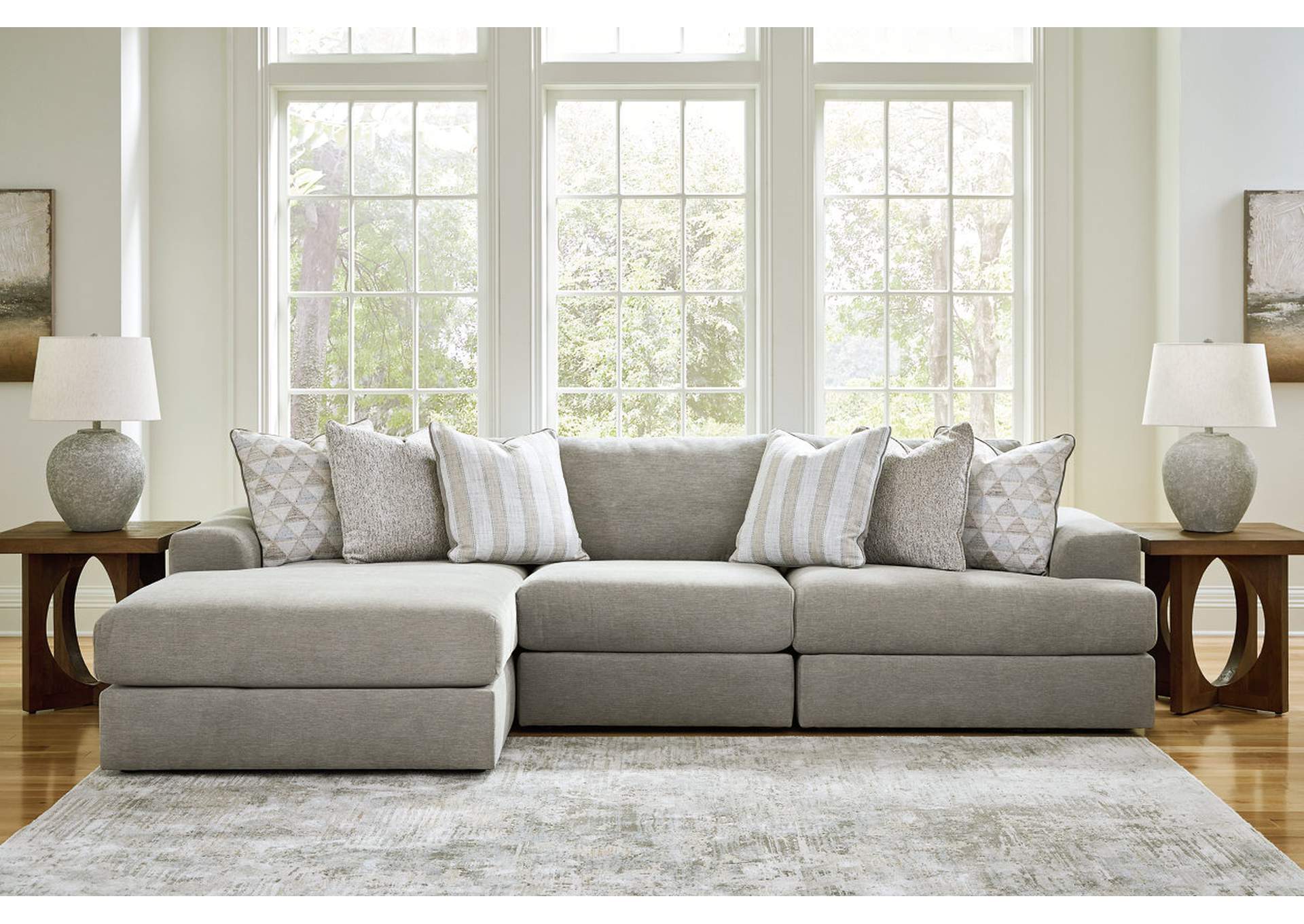 Avaliyah 3-Piece Sectional with Ottoman,Signature Design By Ashley