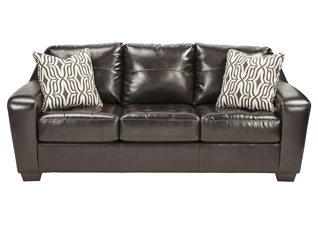 Coppell DuraBlend Chocolate Sofa,ABF Benchcraft