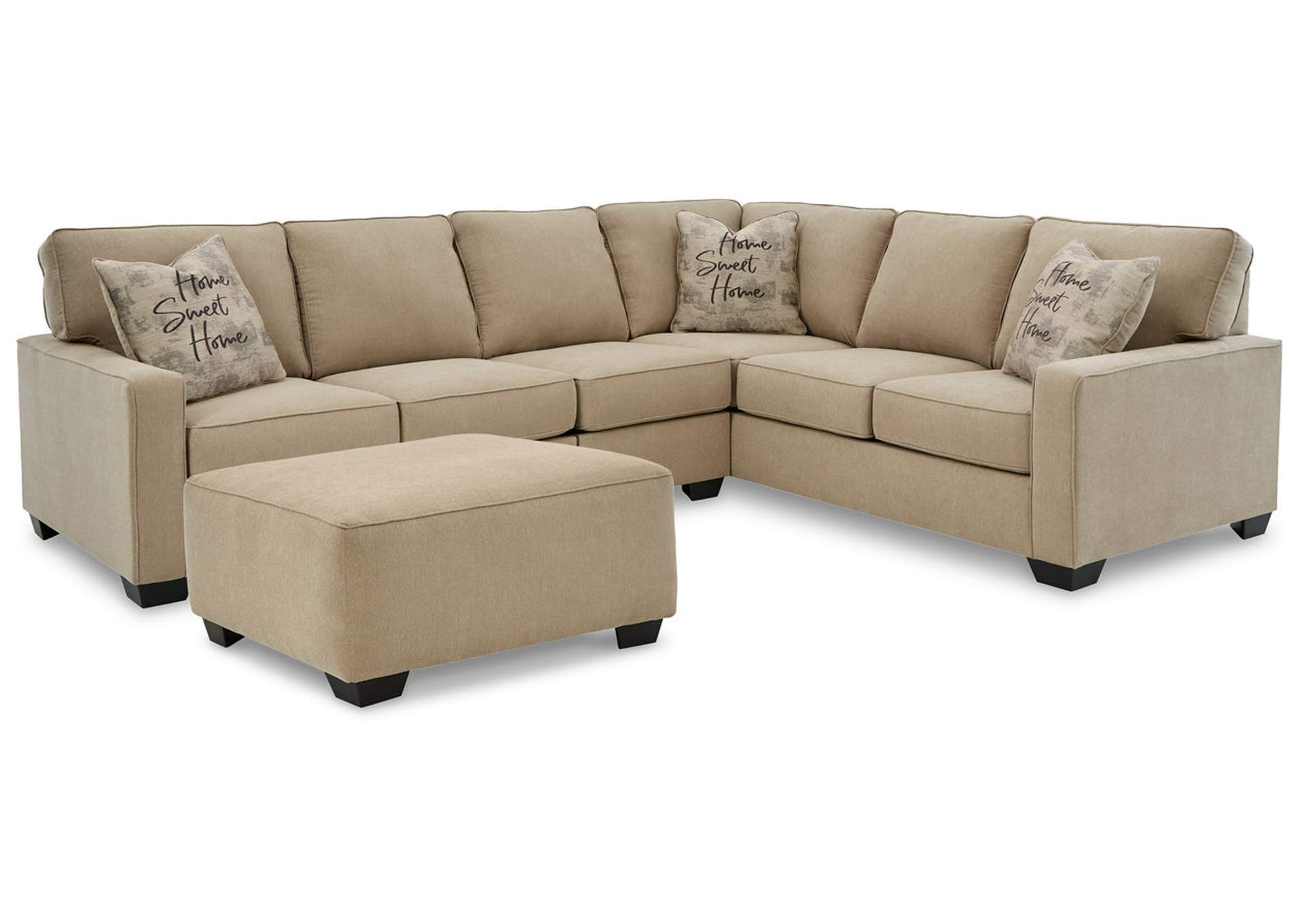 Lucina 3-Piece Sectional with Ottoman,Signature Design By Ashley