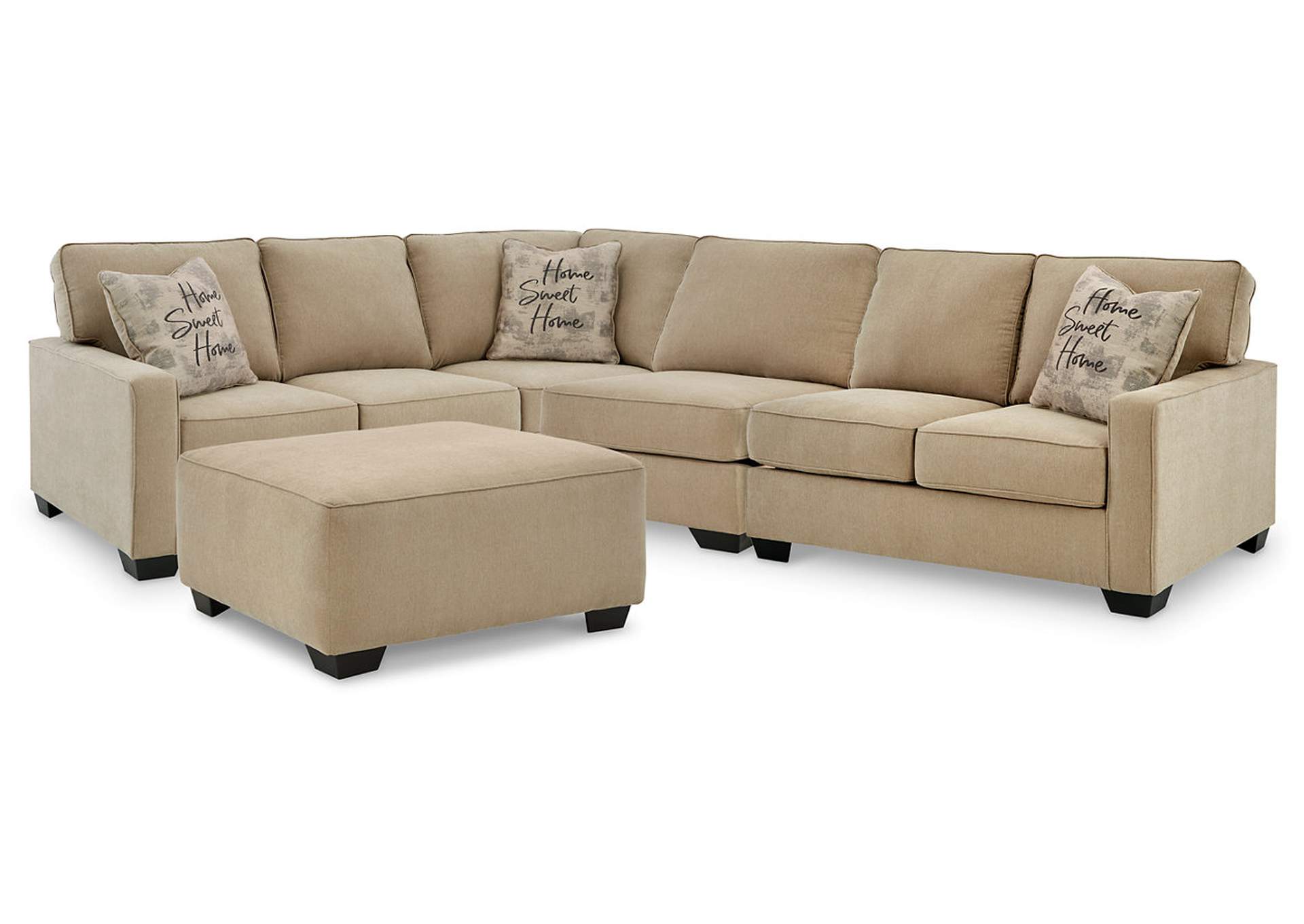 Lucina 3-Piece Sectional with Ottoman,Signature Design By Ashley