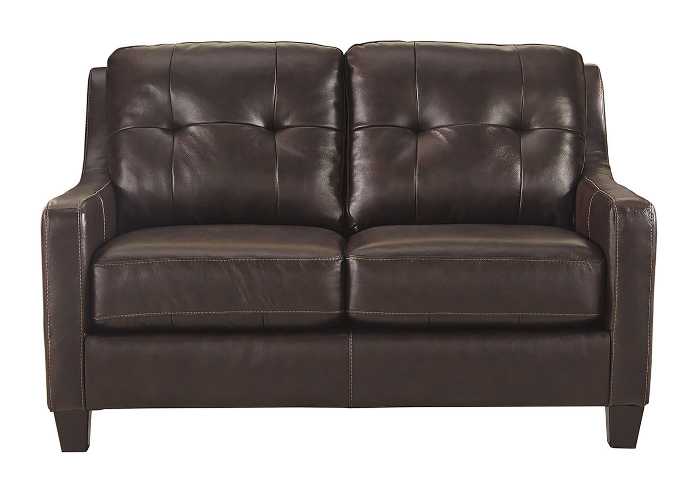 O'Kean Mahogany Loveseat,ABF Signature Design by Ashley