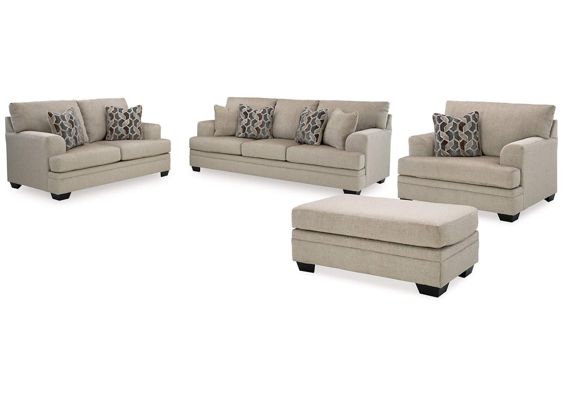 Stonemeade Sofa, Loveseat, Oversized Chair and Ottoman,Signature Design By Ashley